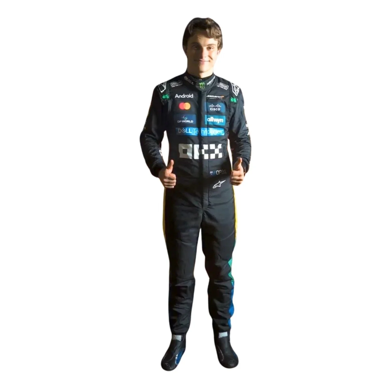 2025 F1 Racing Costume Worn by Lando Norris & Oscar Piastri - Silverstone British GP - Image 3