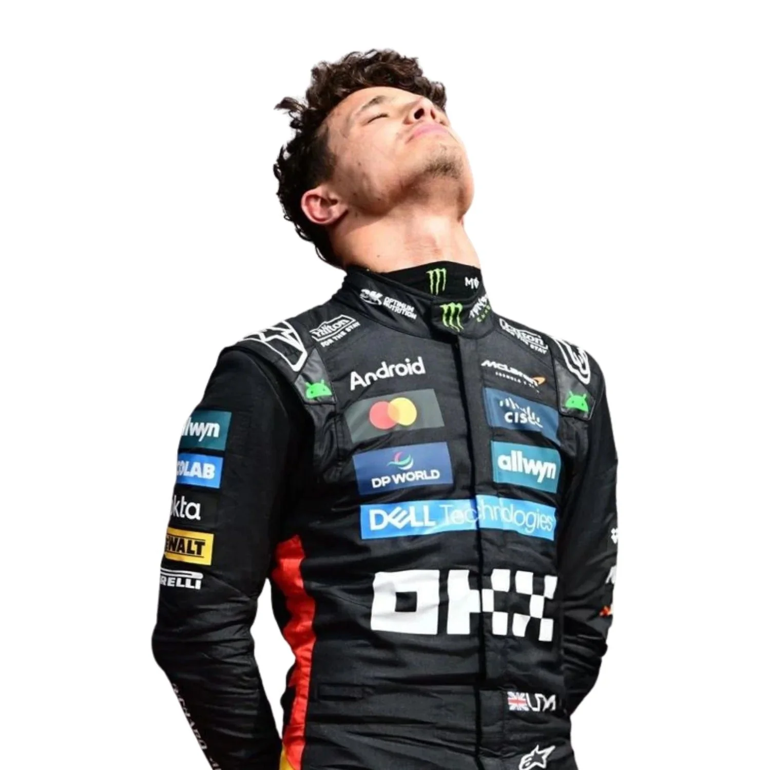 2025 F1 Racing Costume Worn by Lando Norris & Oscar Piastri - Silverstone British GP - Image 5