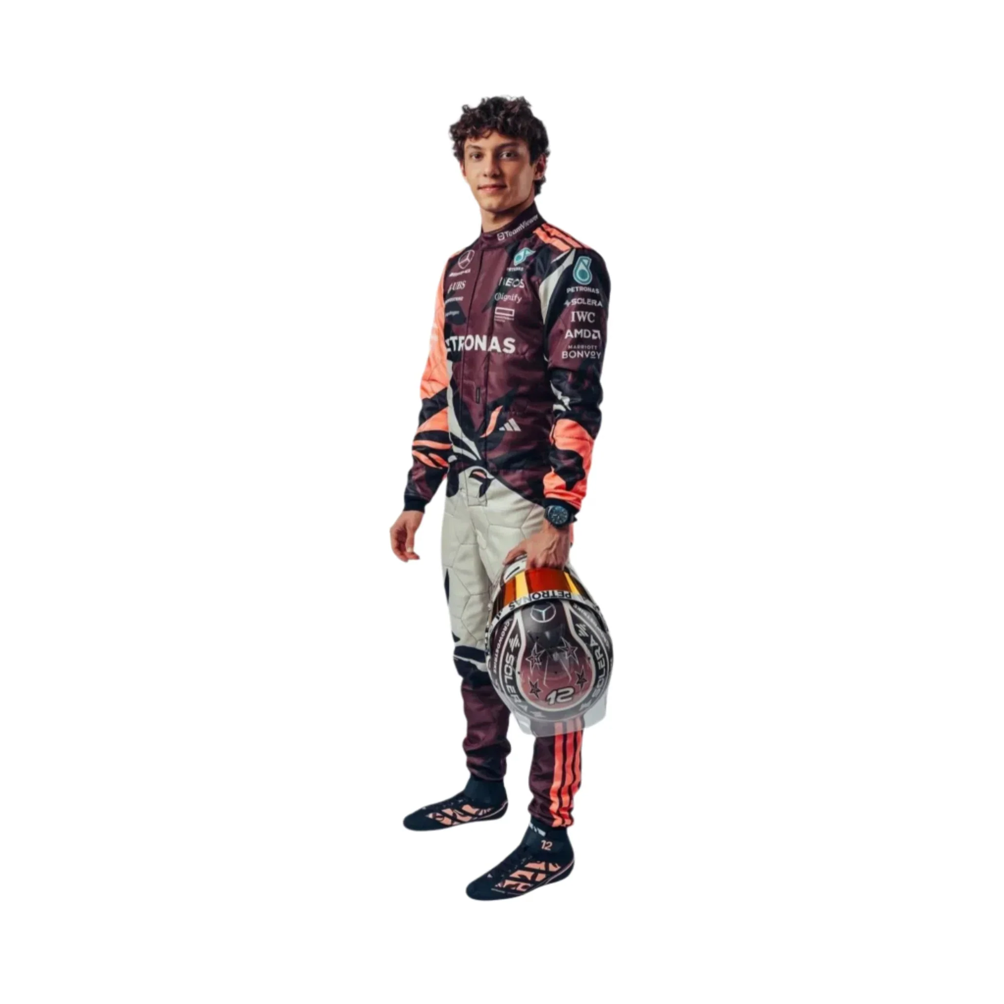 2025 Mercedes F1 Team Miami GP Go-Kart Racing Suit - Image 3