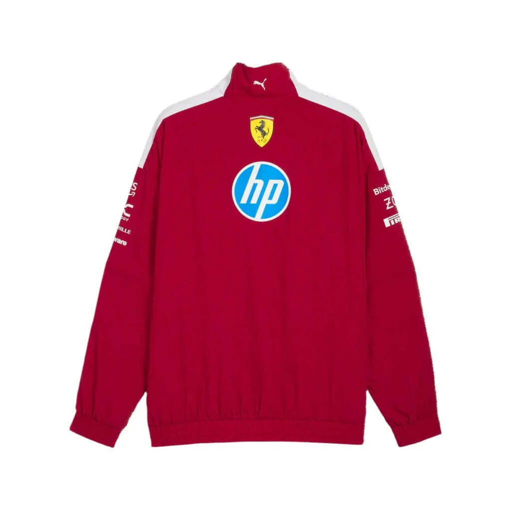 2025 Scuderia Ferrari F1 Team T7 Oversized Jacket - Dark Cherry - Image 2