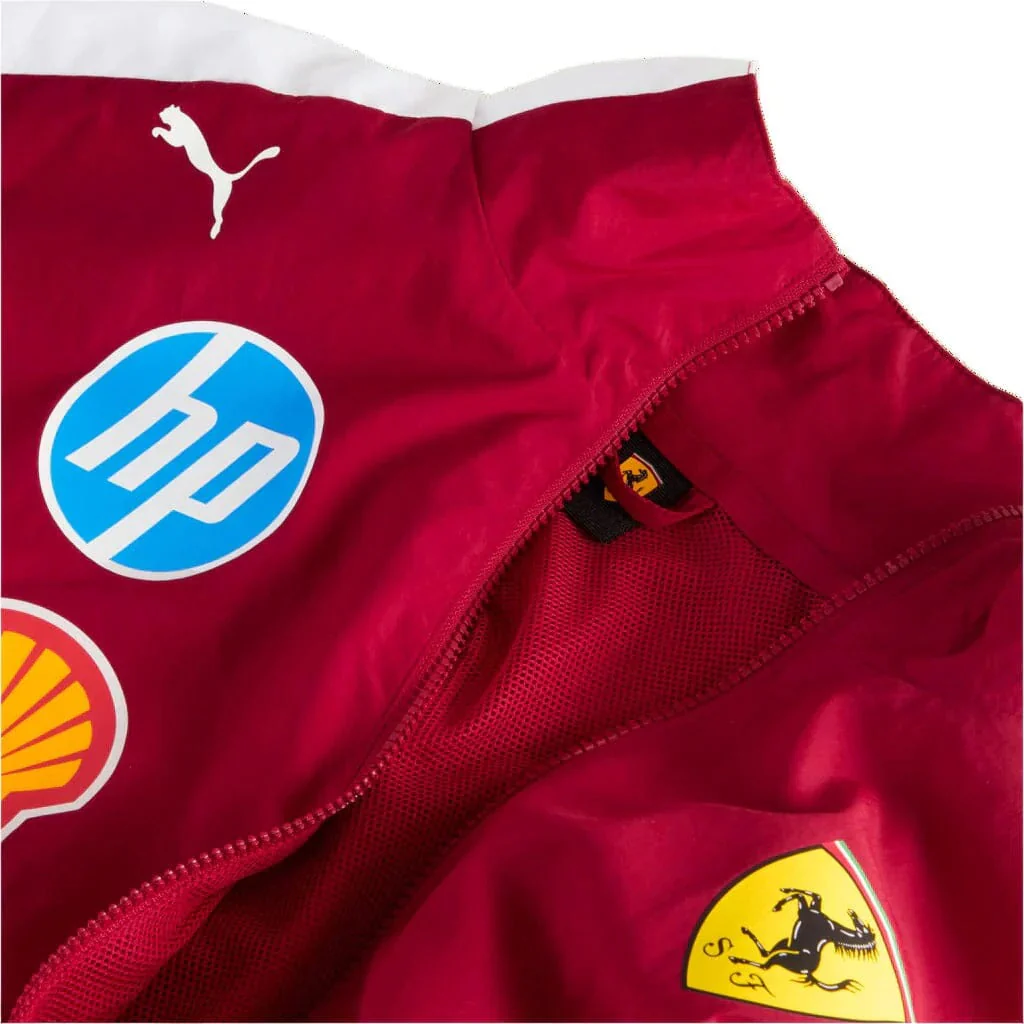 2025 Scuderia Ferrari F1 Team T7 Oversized Jacket - Dark Cherry - Image 3