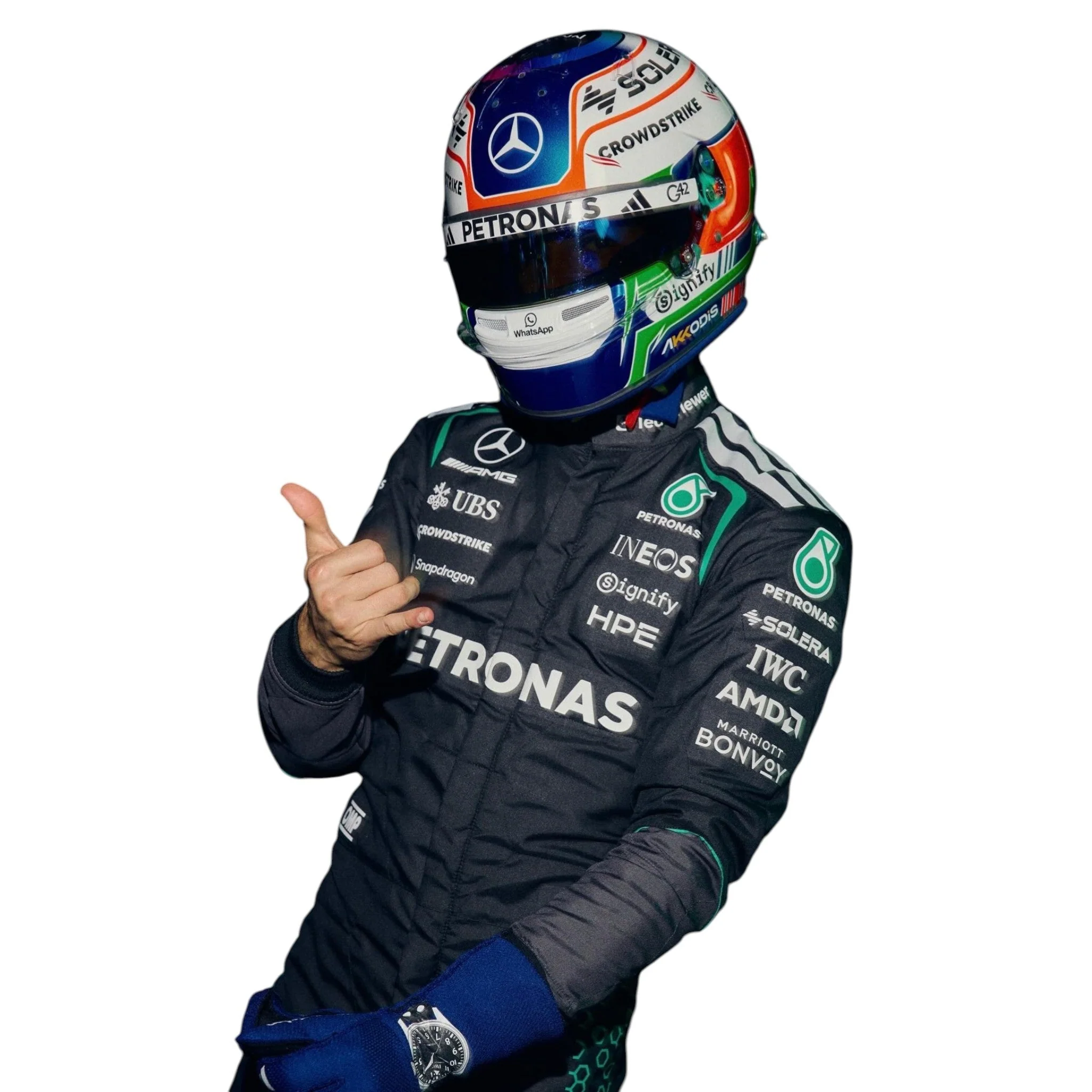 2026 Andrea Kimi Antonelli Mercedes Replica F1 Team Race Suit - Image 3
