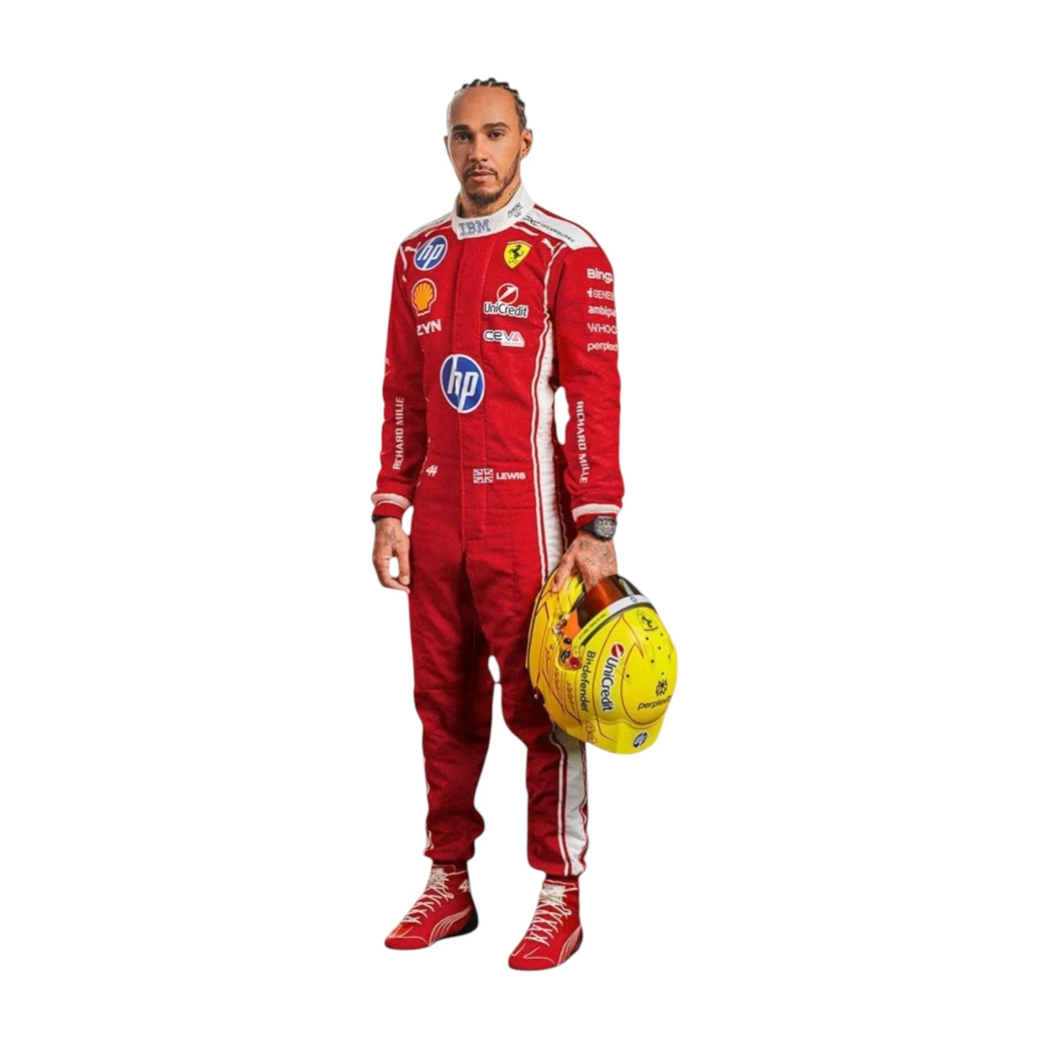 2026 Lewis Hamilton Scuderia Ferrari HP Replica F1 Team Race Suit