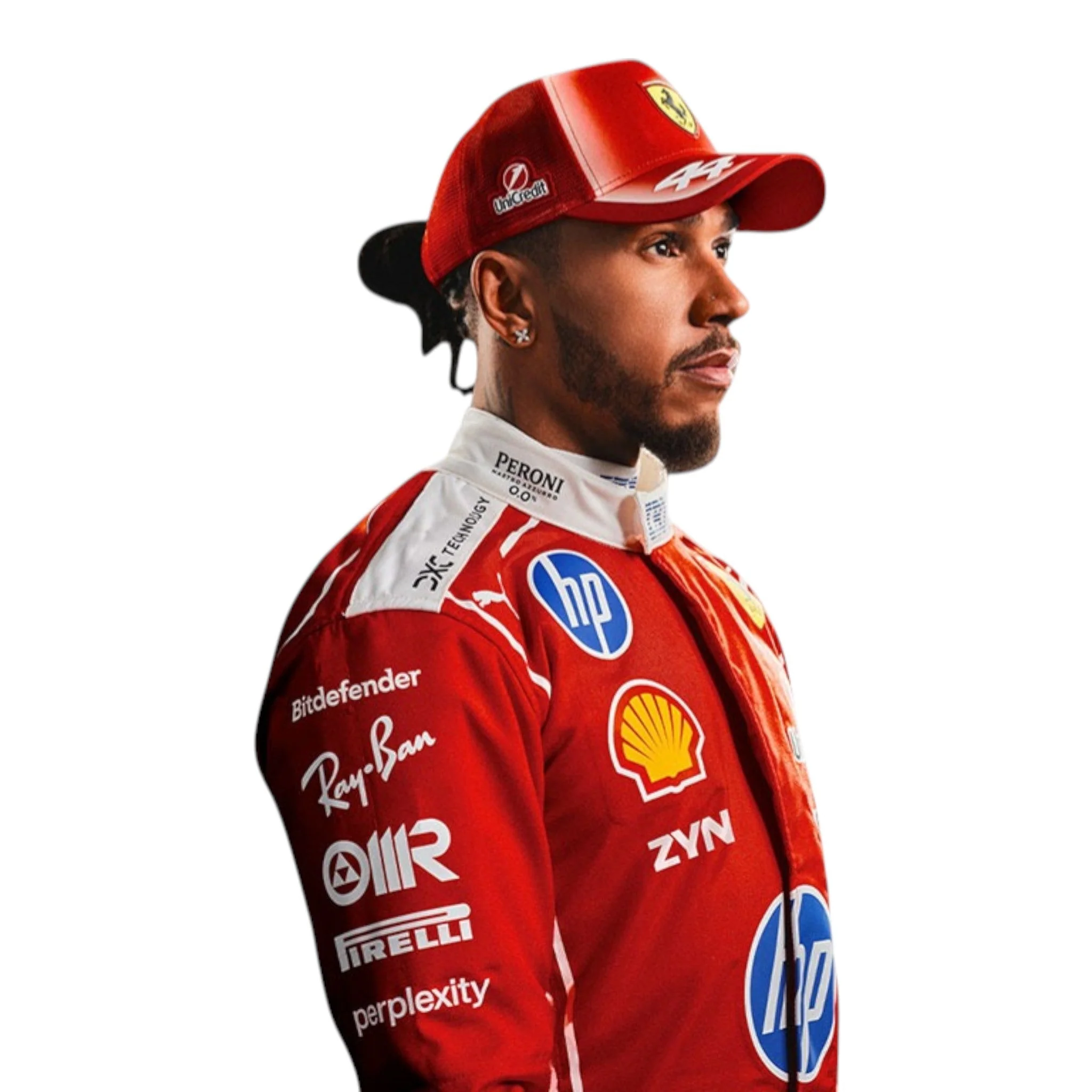 2026 Lewis Hamilton Scuderia Ferrari HP Replica F1 Team Race Suit - Image 3