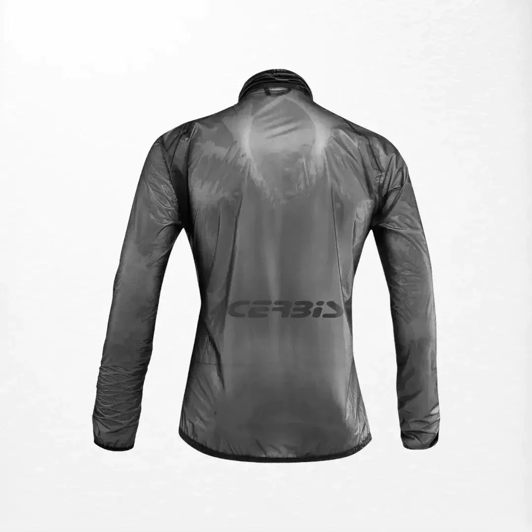 Acerbis Rain Dek Pack Jacket - Black Lightweight Waterproof Gear - Image 2
