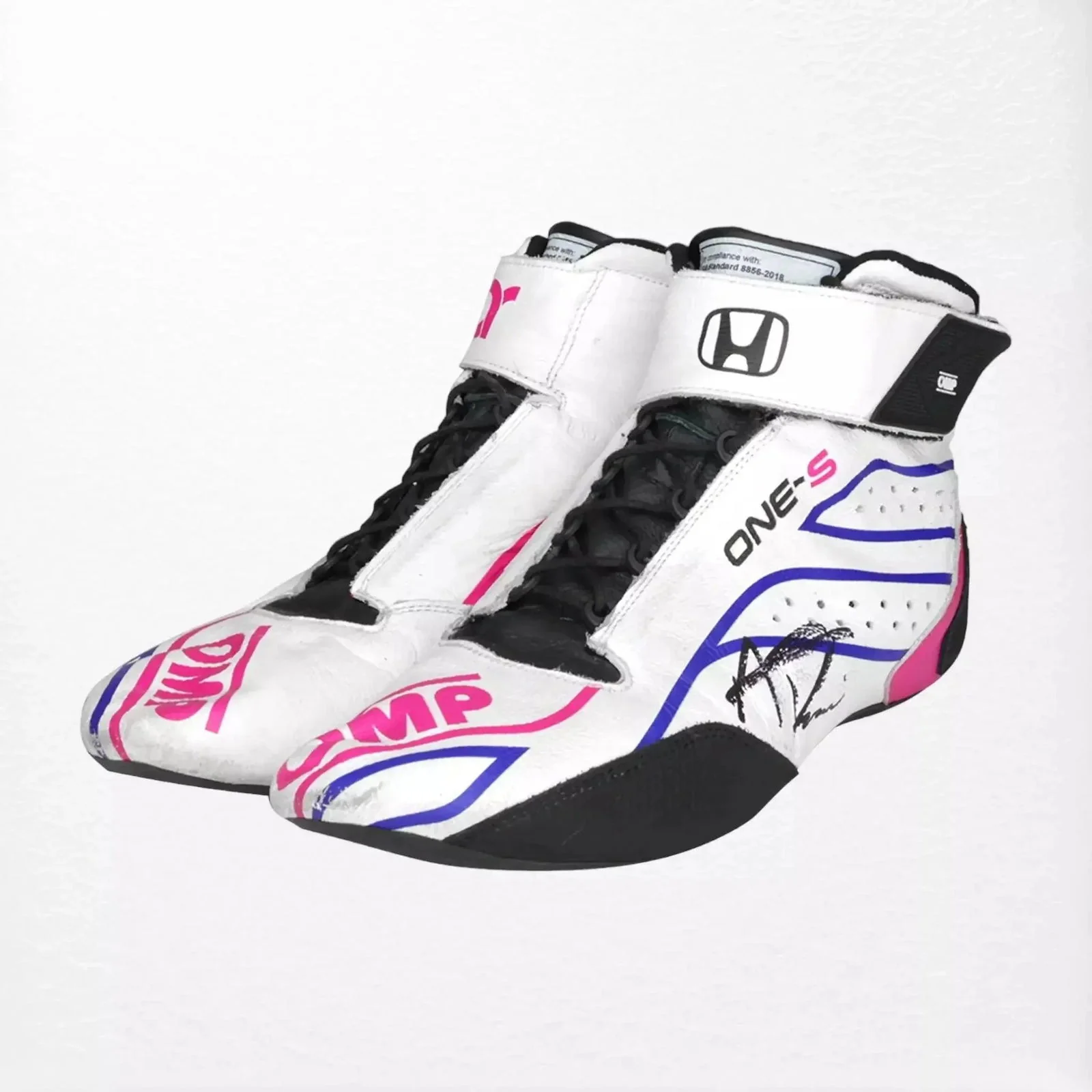 Alexander Rossi 2022 Race Winning Gallagher Grand Prix Boots - Image 3
