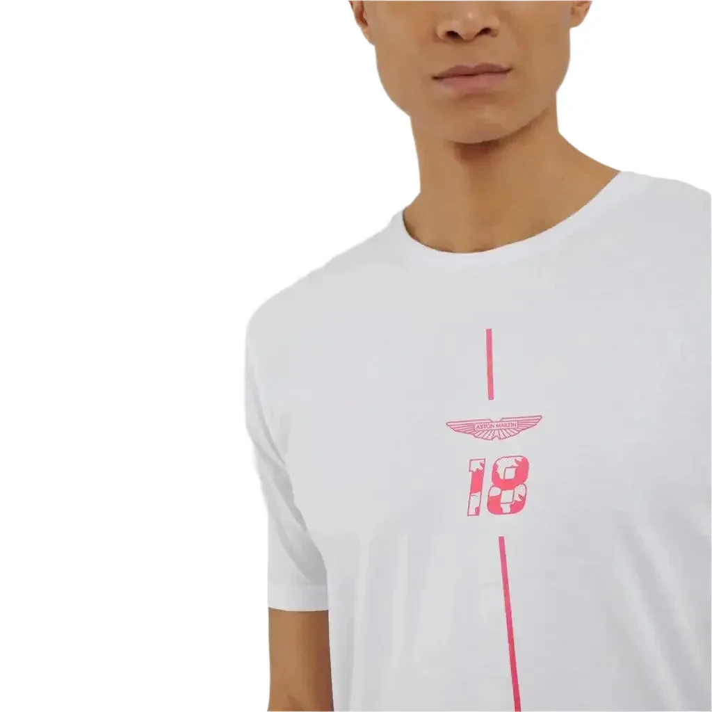 AMF1 Lance Stroll Limited Edition T-Shirt - White - Image 4
