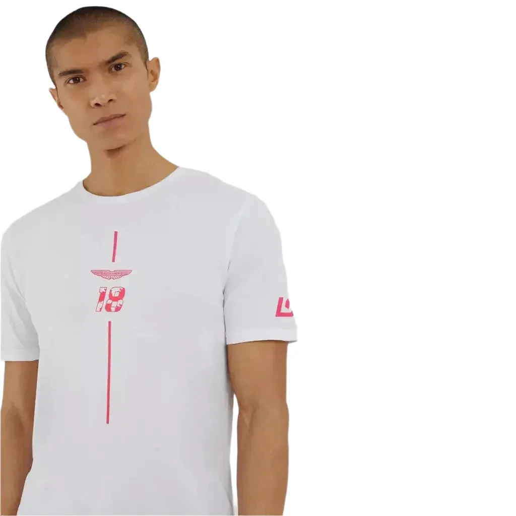 AMF1 Lance Stroll Limited Edition T-Shirt - White - Image 5
