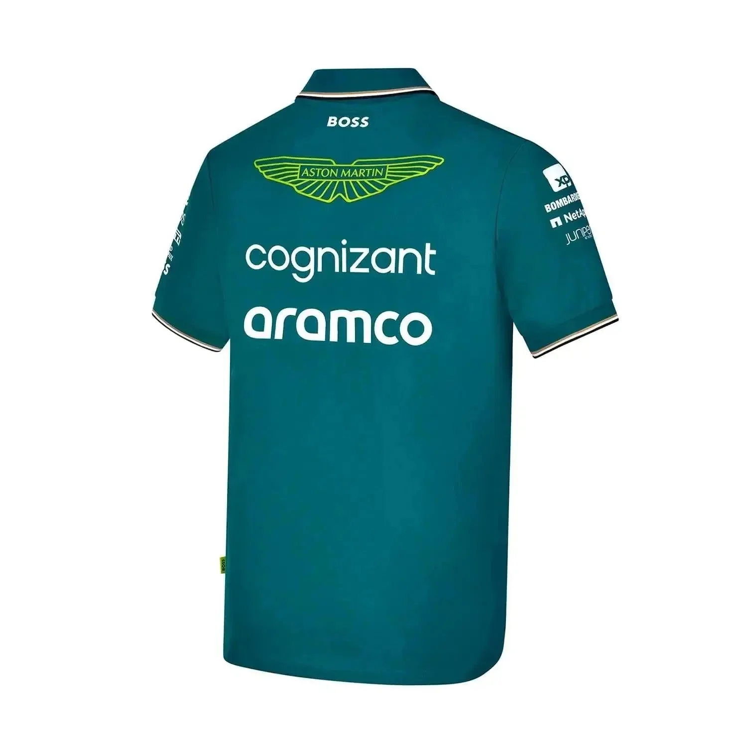 Aston Martin F1 2023 Official Team Polo - Image 2