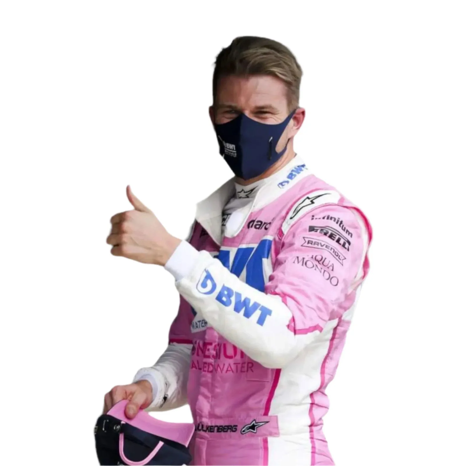 2021 Nico Hulkenberg BWT F1 Race Suit - Image 4