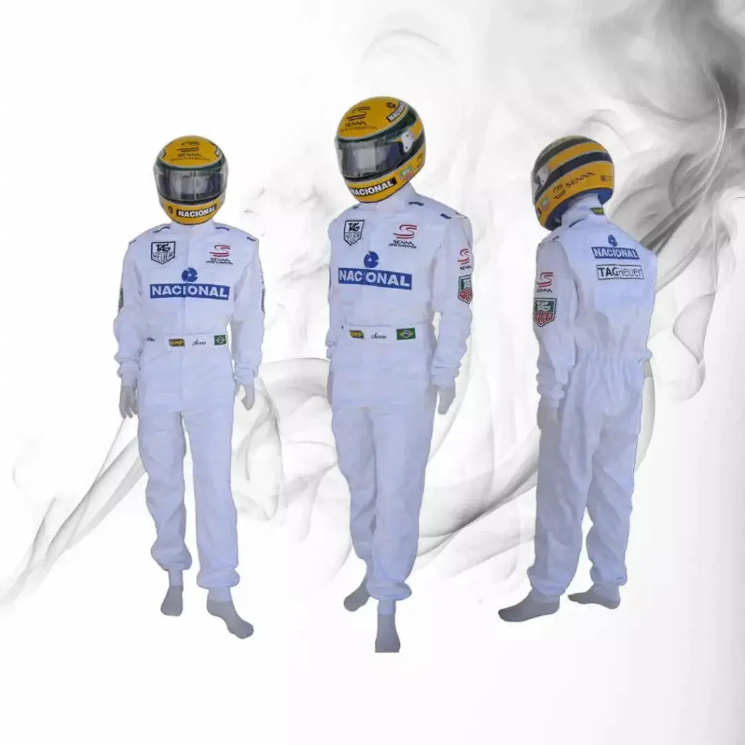 Ayrton Senna 1993 PARIS BERCY Replica Racing Suit