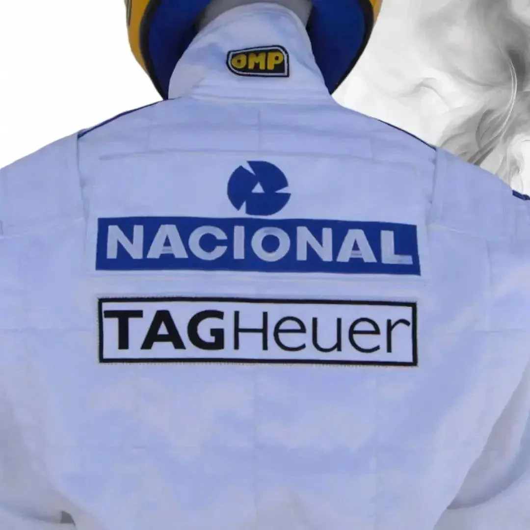 Ayrton Senna 1993 PARIS BERCY Replica Racing Suit - Image 3