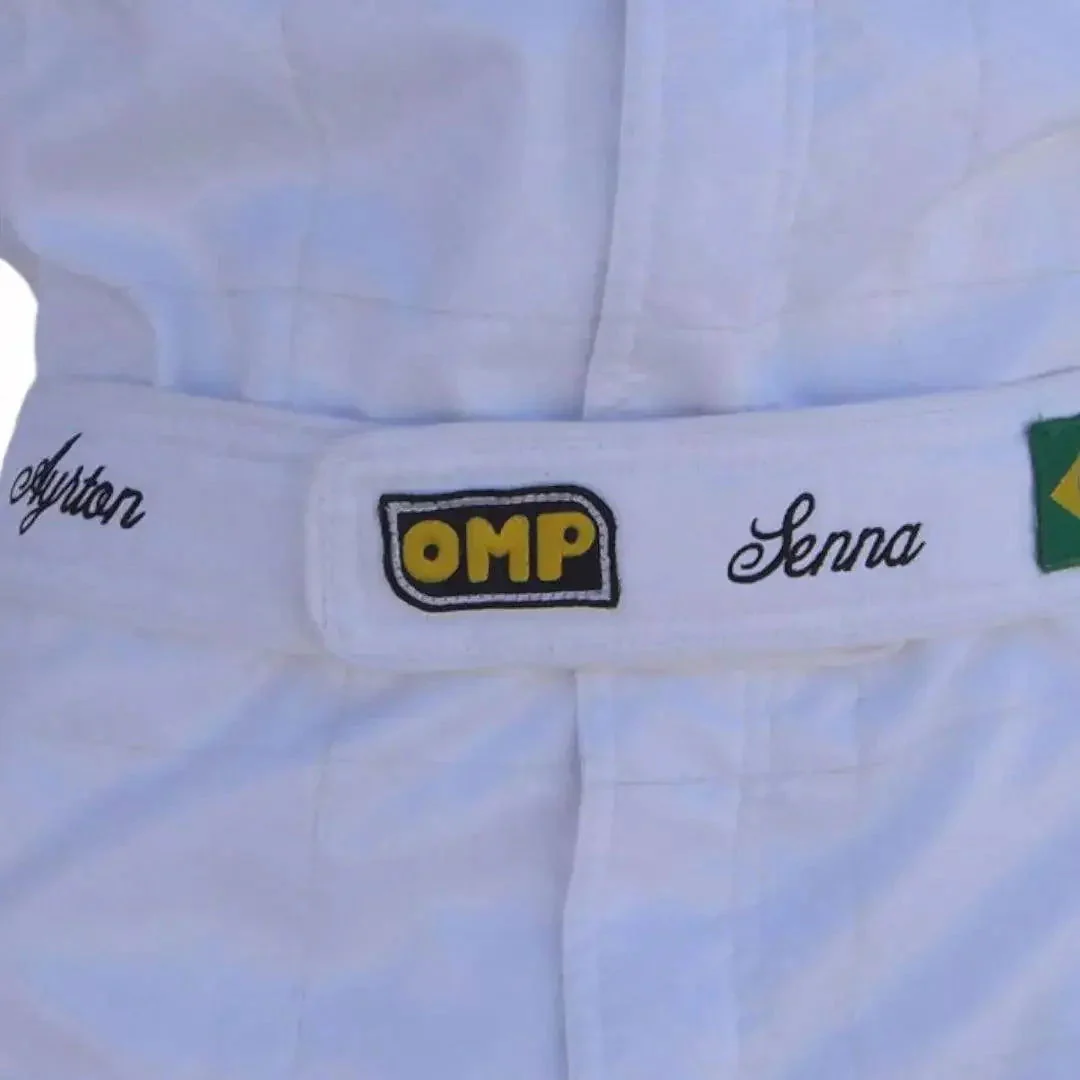 Ayrton Senna 1993 PARIS BERCY Replica Racing Suit - Image 5