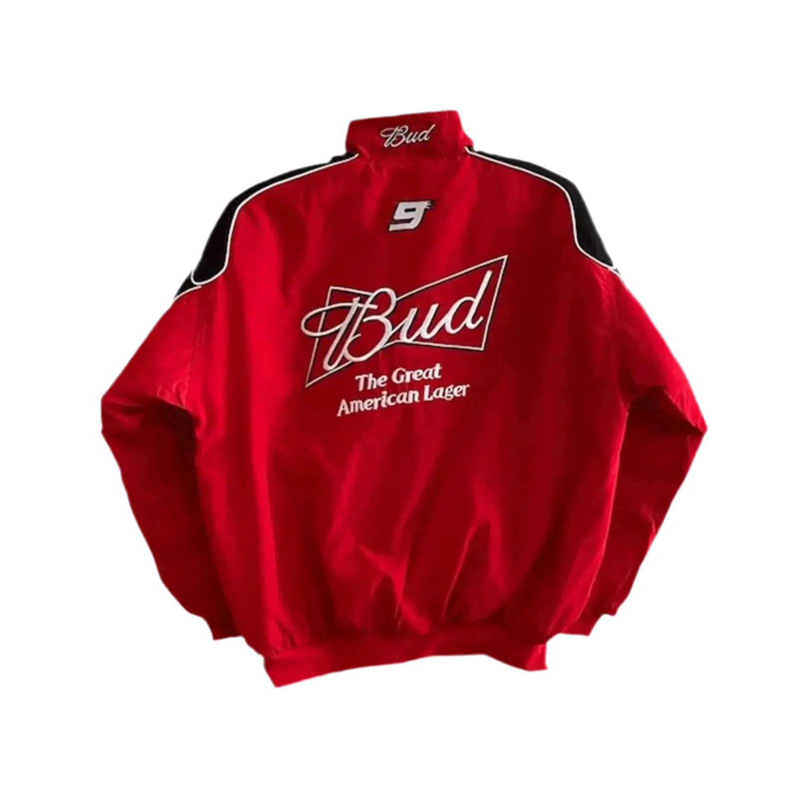 Budweiser Black F1 Retro Racing Jacket - Image 2
