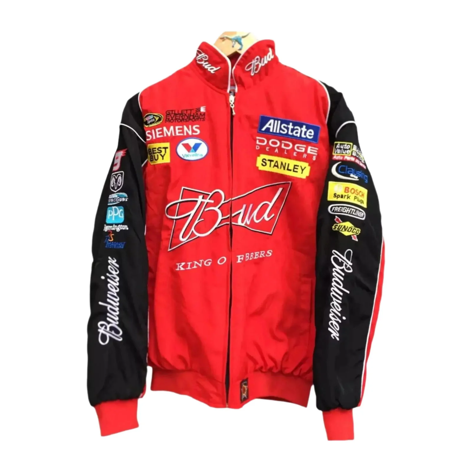 Budweiser F1 Official Embroidered Racing Jacket - Image 6