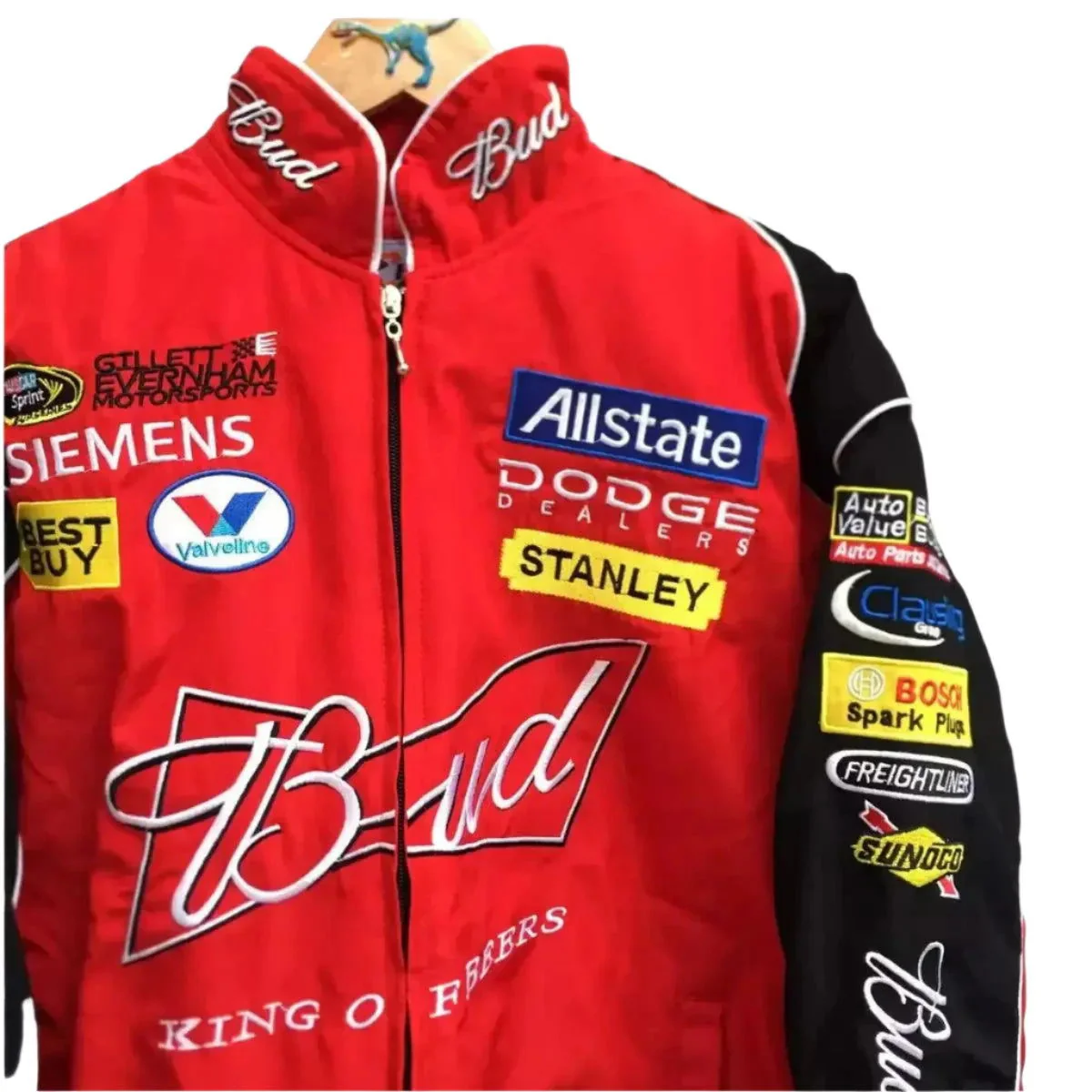 Budweiser F1 Official Embroidered Racing Jacket - Image 8