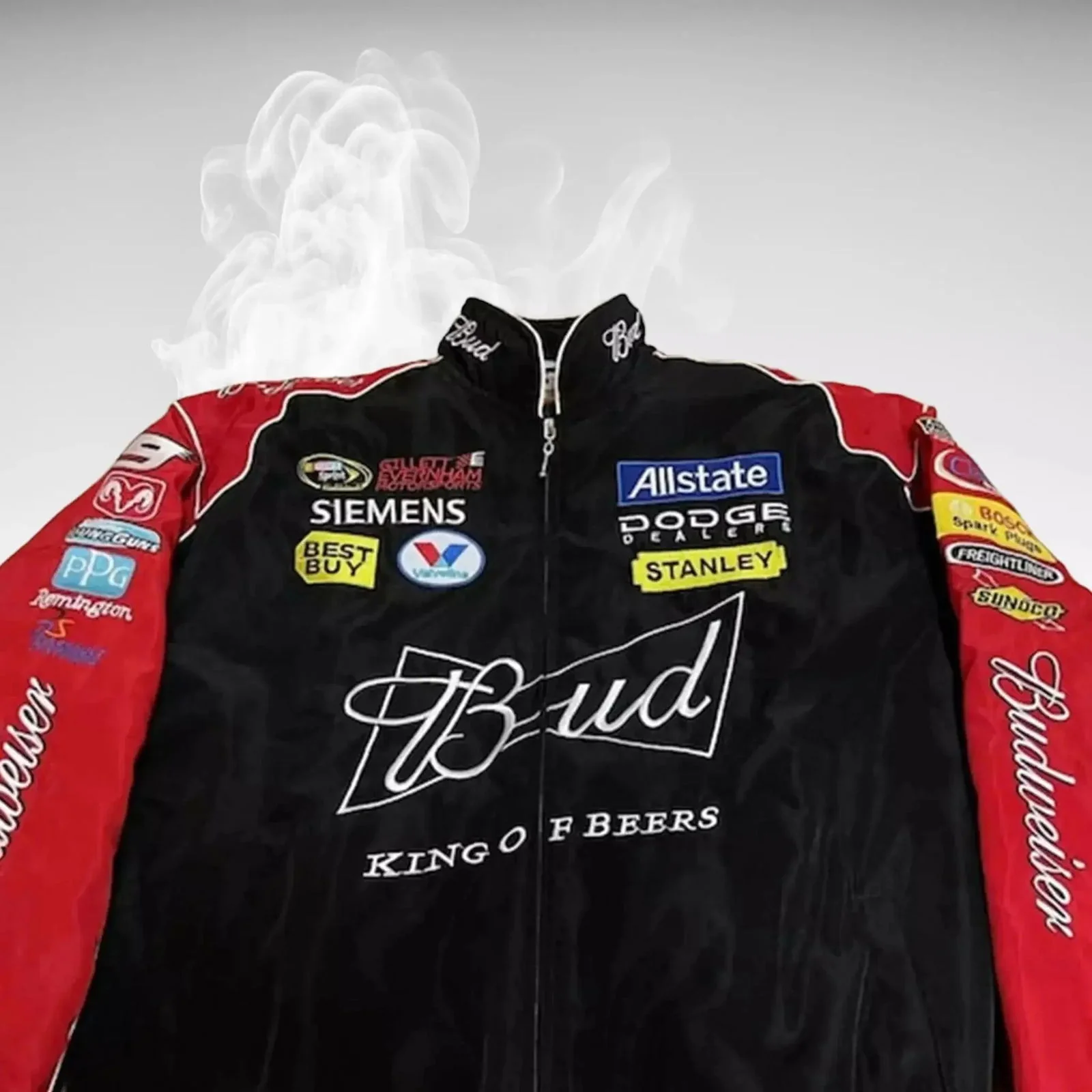 Budweiser F1 Racing Embroidered Retro Limited Edition Jacket - Image 5