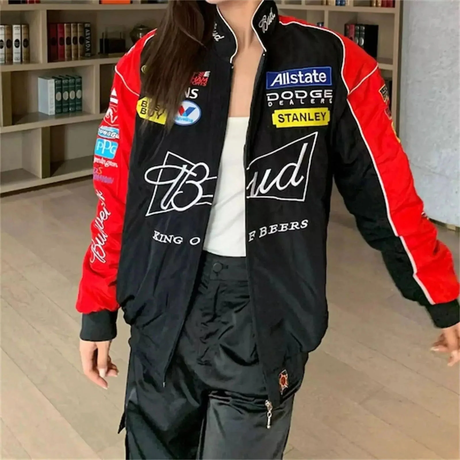 Budweiser F1 Racing Embroidered Retro Limited Edition Jacket - Image 7