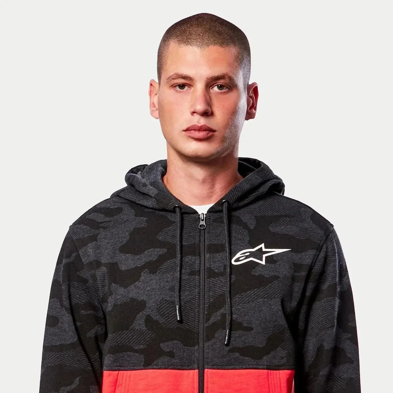 CAMO BLOCK HOODIE - Image 3