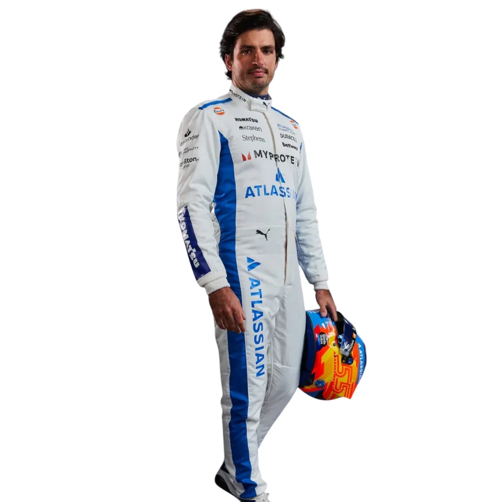 2025 Carlos Sainz Go-Kart Racing Suit Replica | Williams F1 Team - Image 4