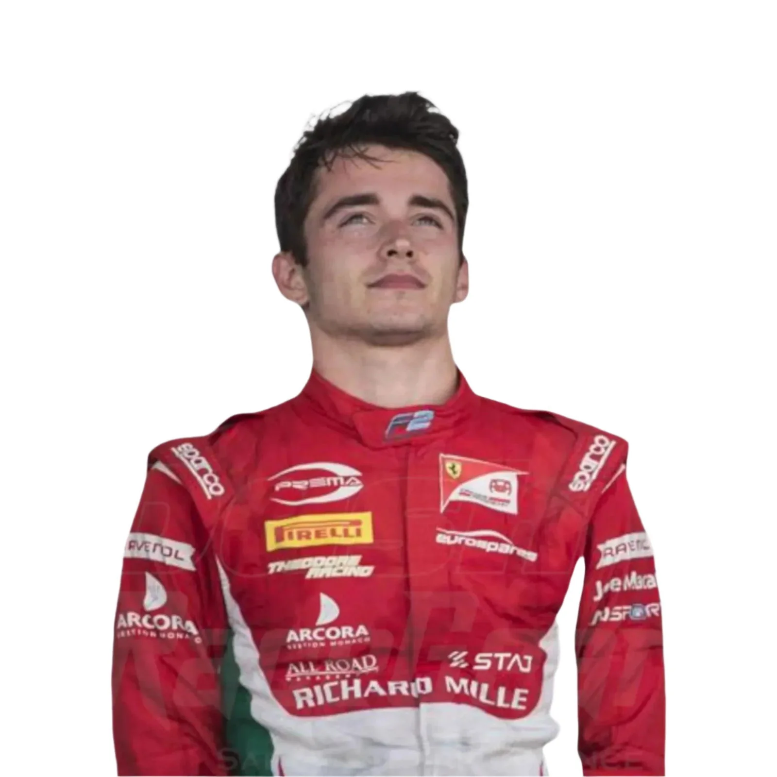 Charles Leclerc 2017 Formula 2 Race Suit Prema Powerteam - Image 4