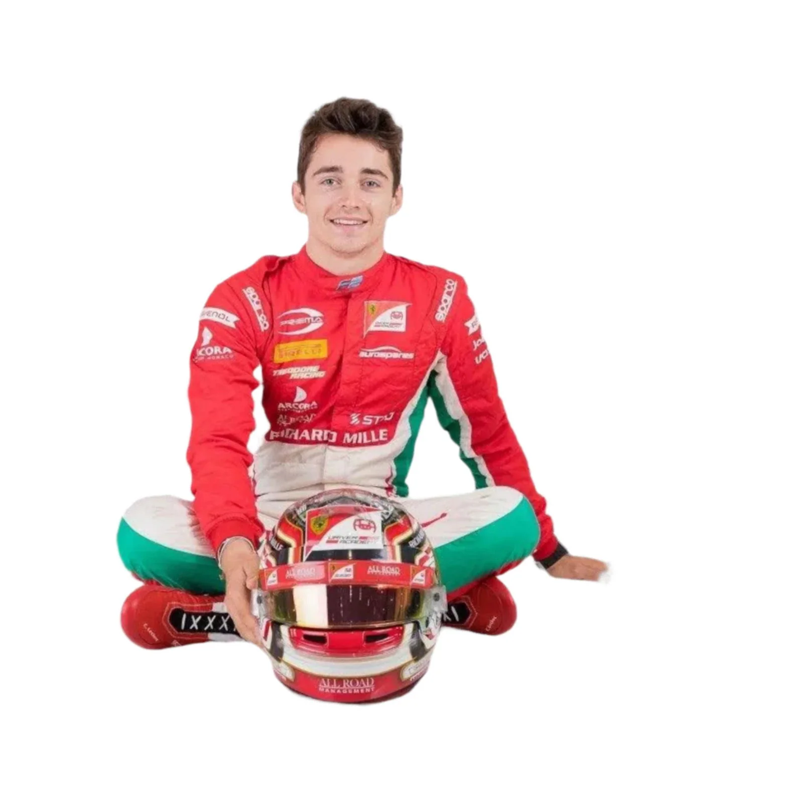 Charles Leclerc 2017 Formula 2 Race Suit Prema Powerteam - Image 5