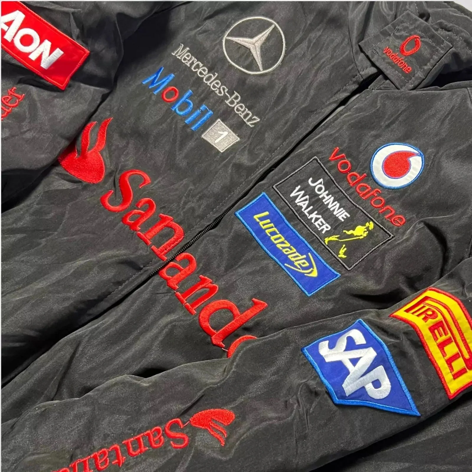 Mercedes F1 Racing Bomber Jacket - Image 3