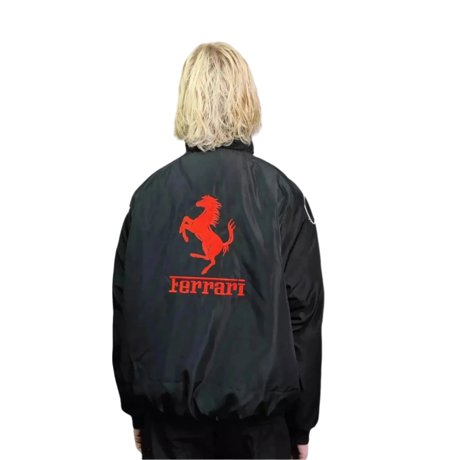 Multi Patch Ferrari F1 Racing Jacket - Image 2