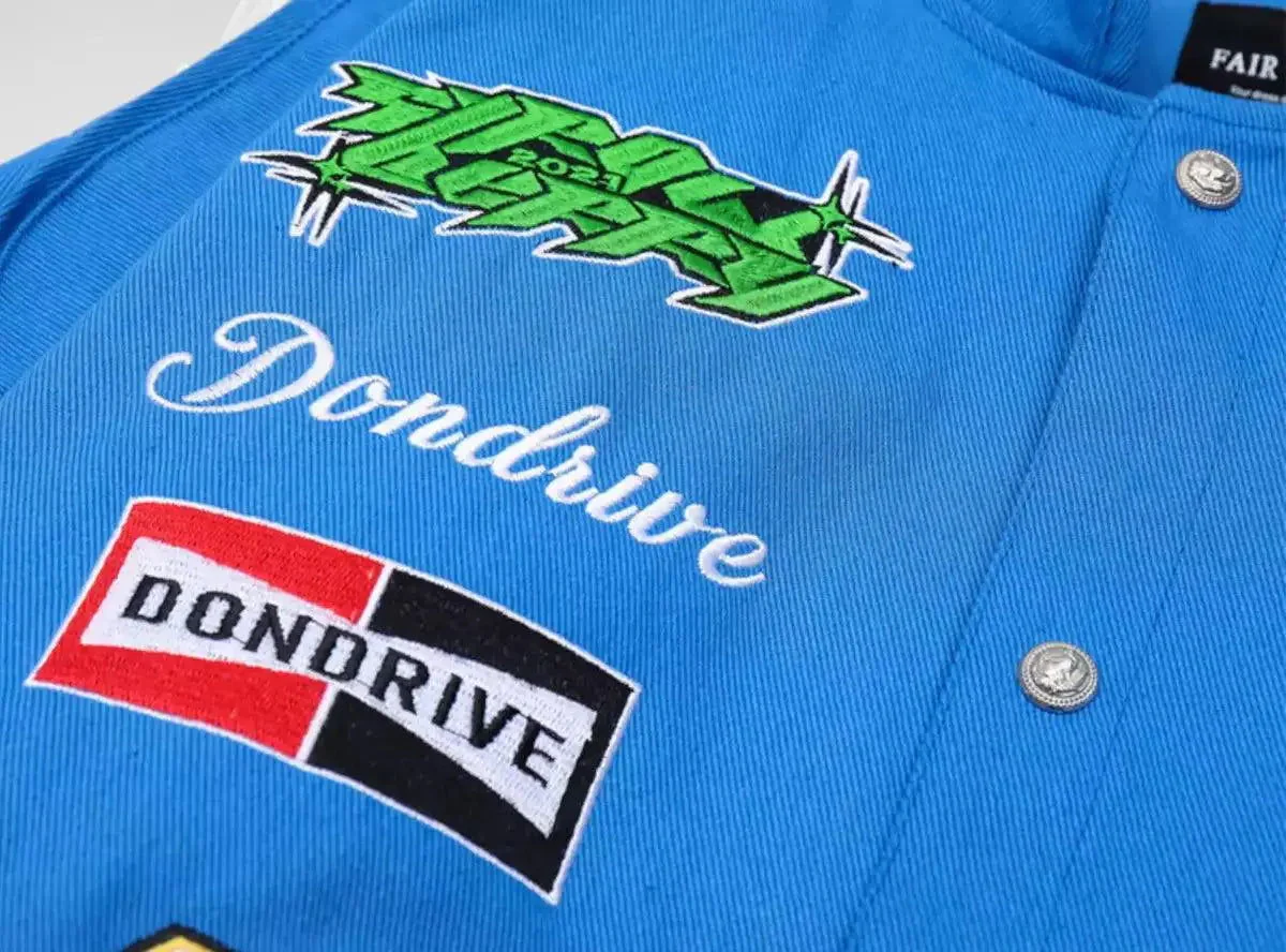 Fair Focus Embroidered Racing Jacket - Stylish Motorsport Apparel - Image 12