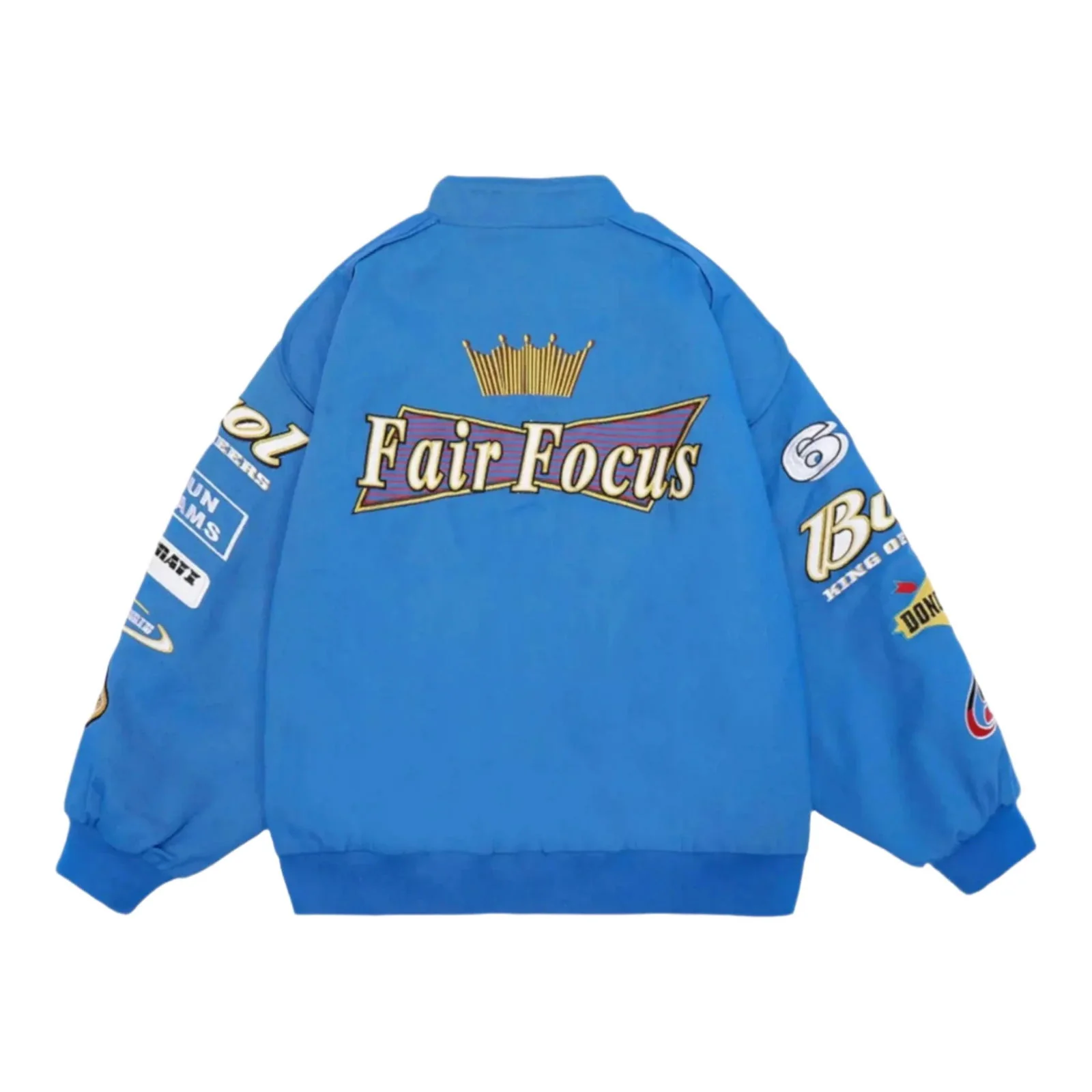 Fair Focus Embroidered Racing Jacket - Stylish Motorsport Apparel - Image 2