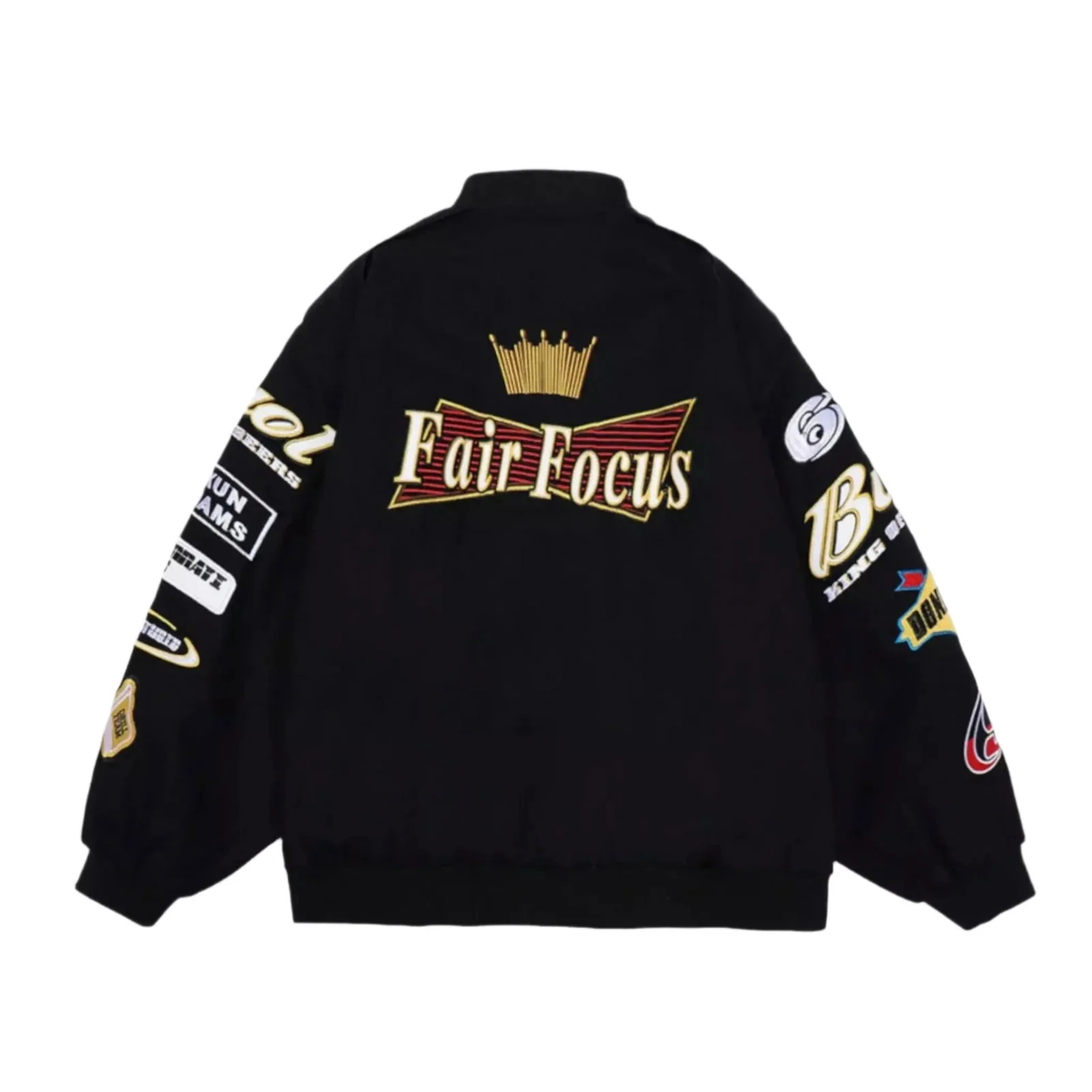 Fair Focus Embroidered Racing Jacket - Stylish Motorsport Apparel - Image 4