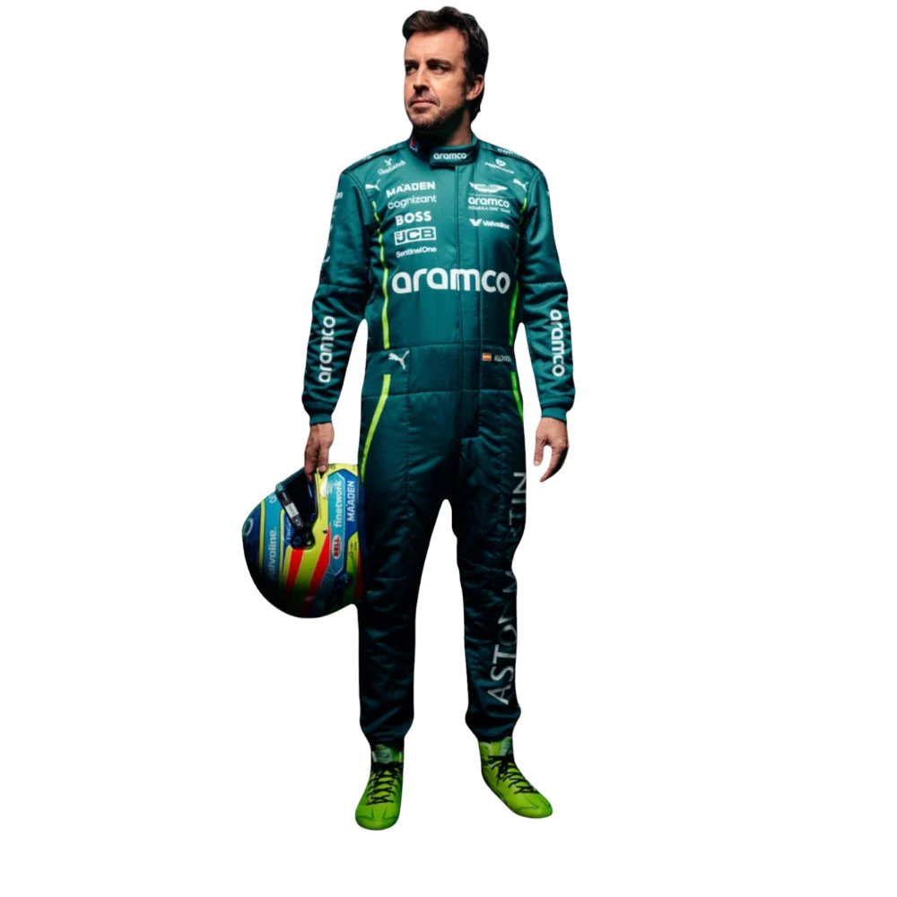 2025 Fernando Alonso Go-Kart Racing Suit Replica | Aston Martin F1 Team - Image 3