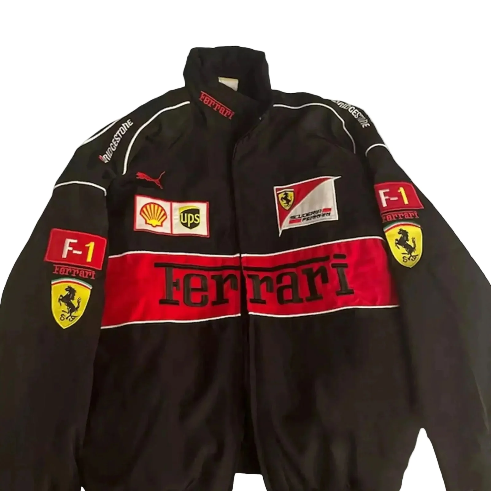 Ferrari F1 Vintage Racing Embroidered Jacket - Image 2