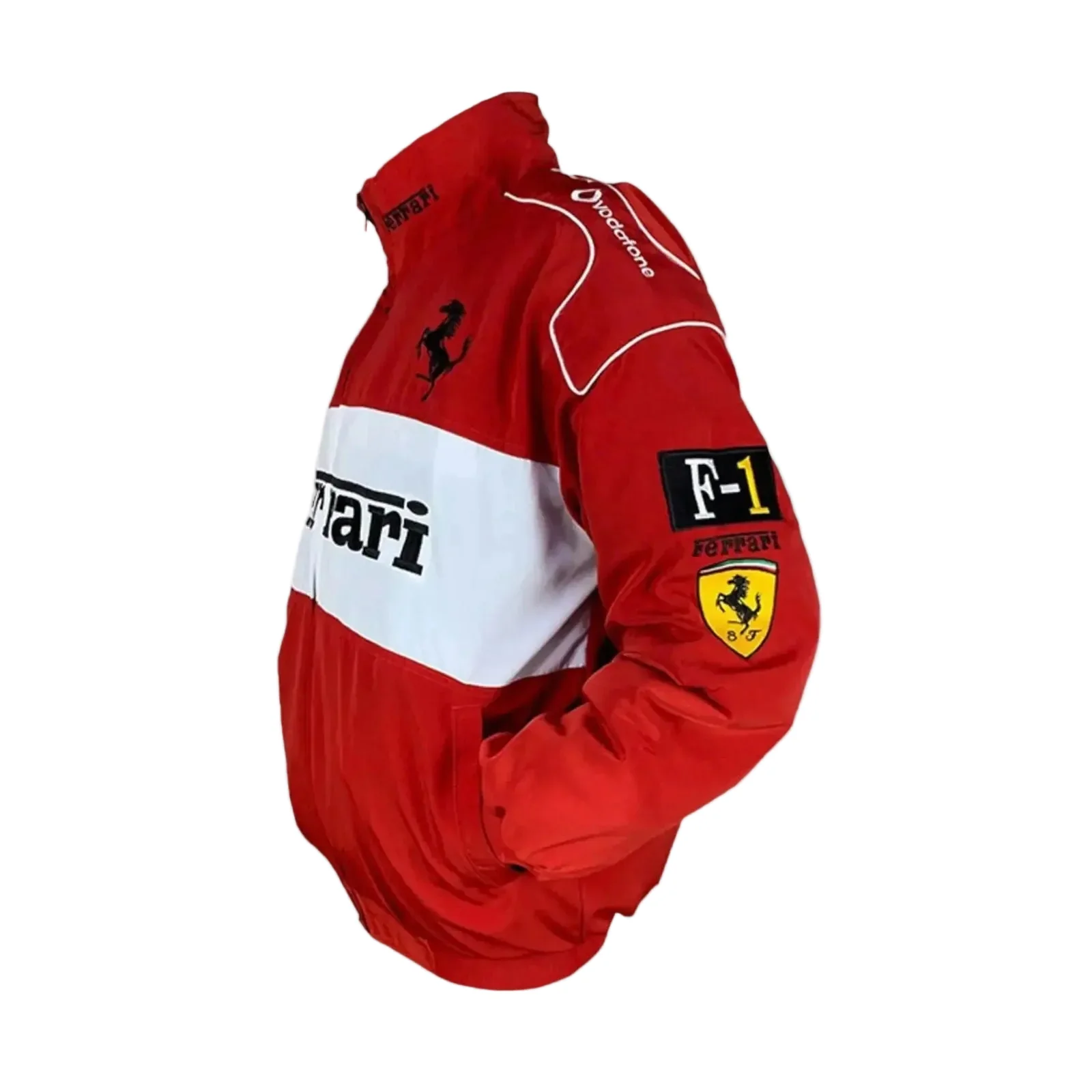 Ferrari Racing Jacket Red and White Nascar Edition - Image 3