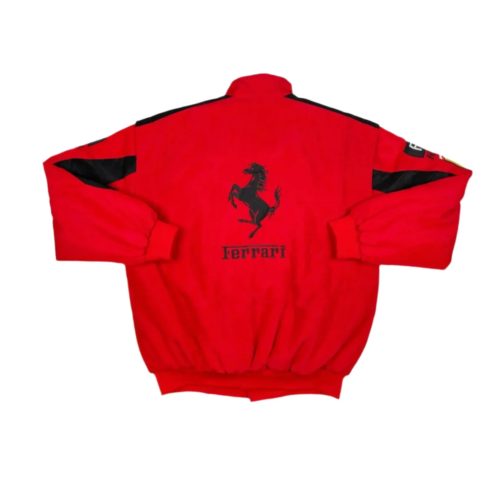 Ferrari F1 Vintage Embroidery Winter Racing Jacket - Image 2