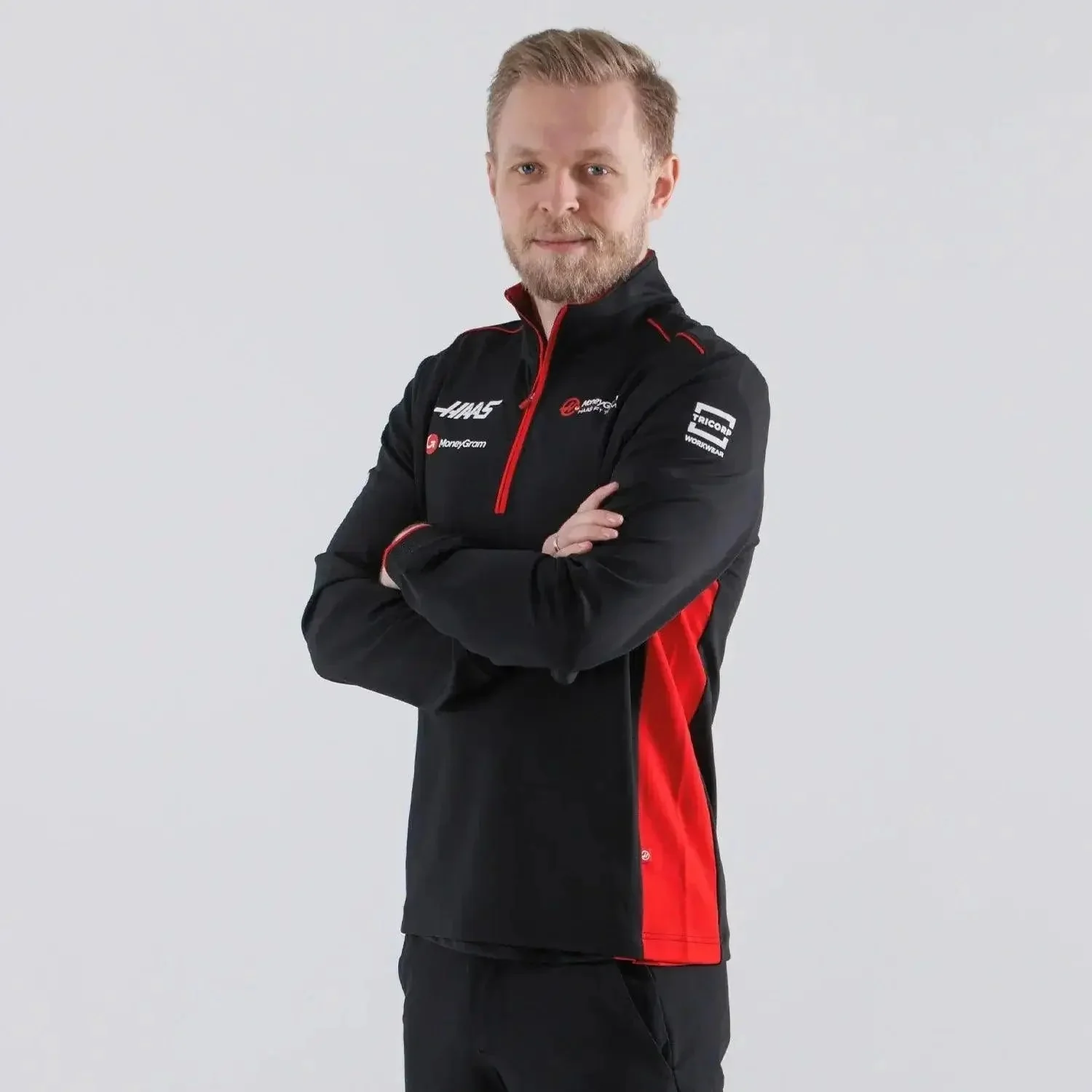 Fitted Zip Sweater / Haas F1 Team - Image 3