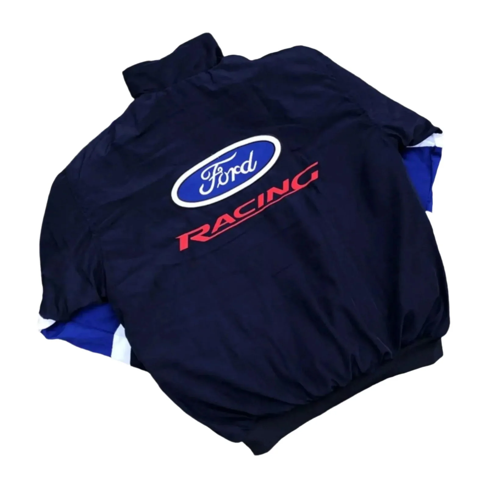 Vintage Ford F1 Racing Bomber Jacket - Embroidered Motorsport Gear - Image 3
