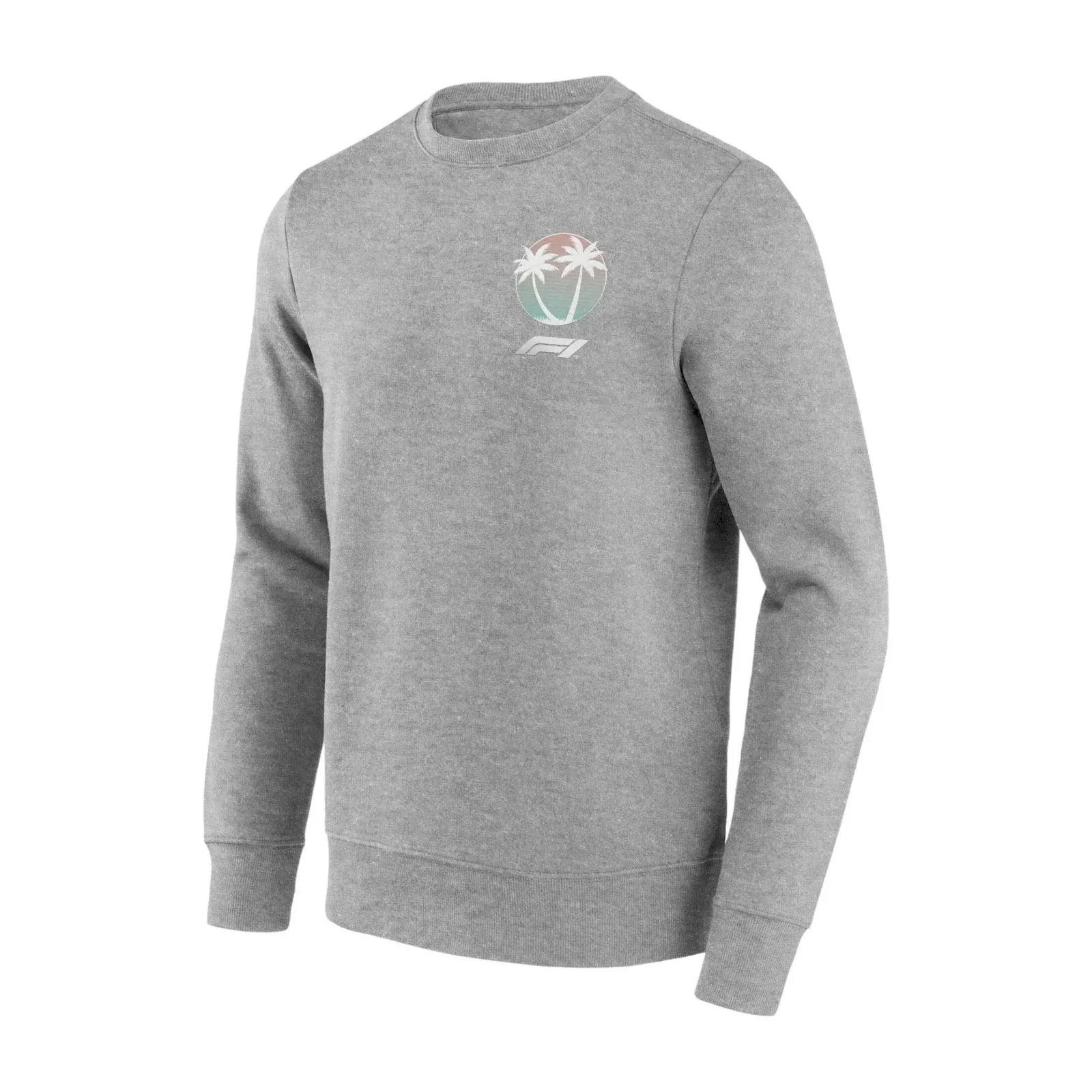 Formula 1 Beach Club Crew Sweatshirt | Sports Gray Official Merchandise - Image 3