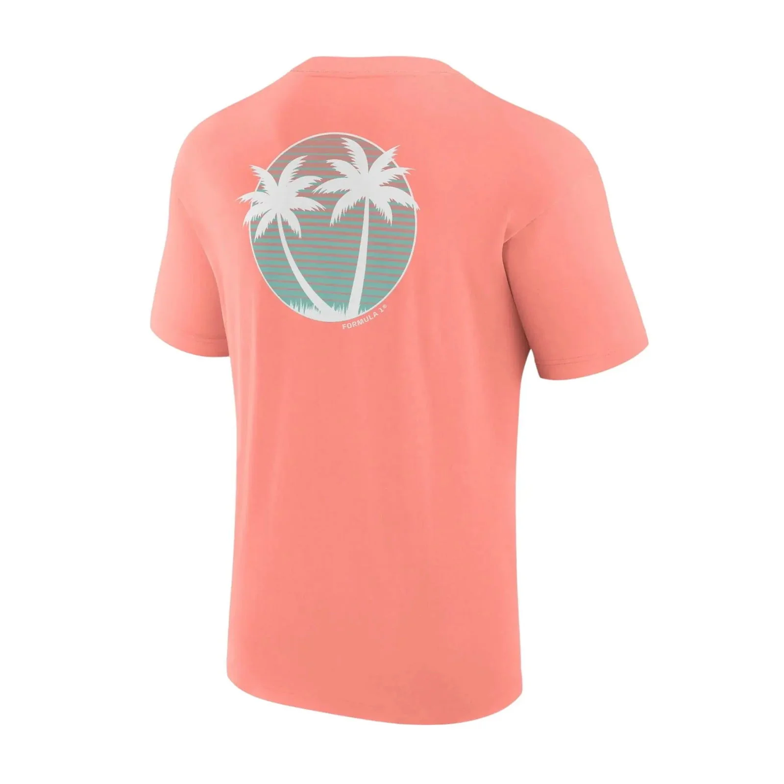 Formula 1 Beach Club Printed T-Shirt | Coral Official Merchandise - Image 3