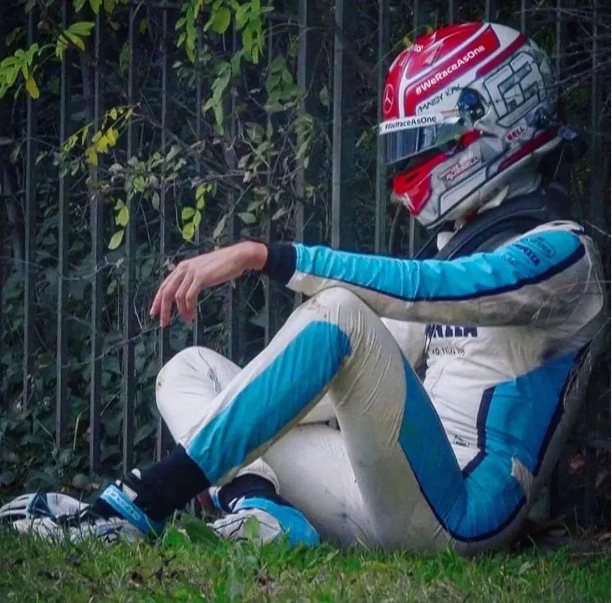 2020 George Russell Williams Racing Race Suit - Image 4