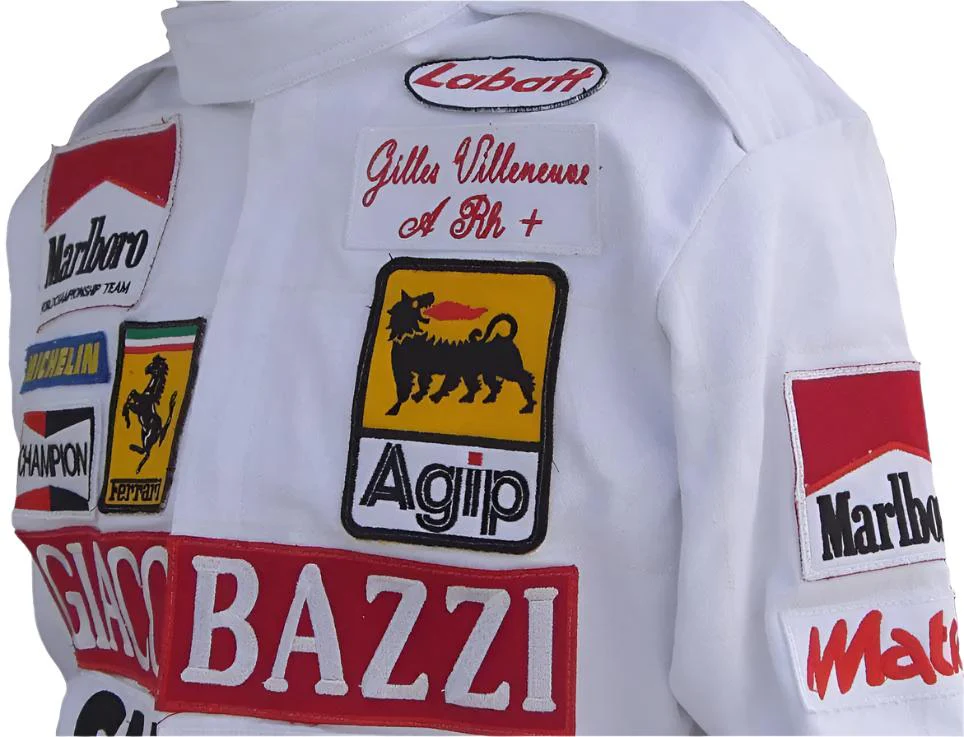 Gilles Villeneuve 1980 Replica Racing Suit | Ferrari F1 - Image 5