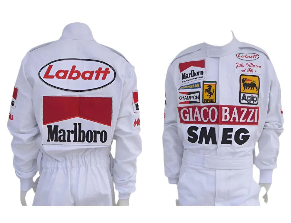 Gilles Villeneuve 1980 Replica Racing Suit | Ferrari F1 - Image 6