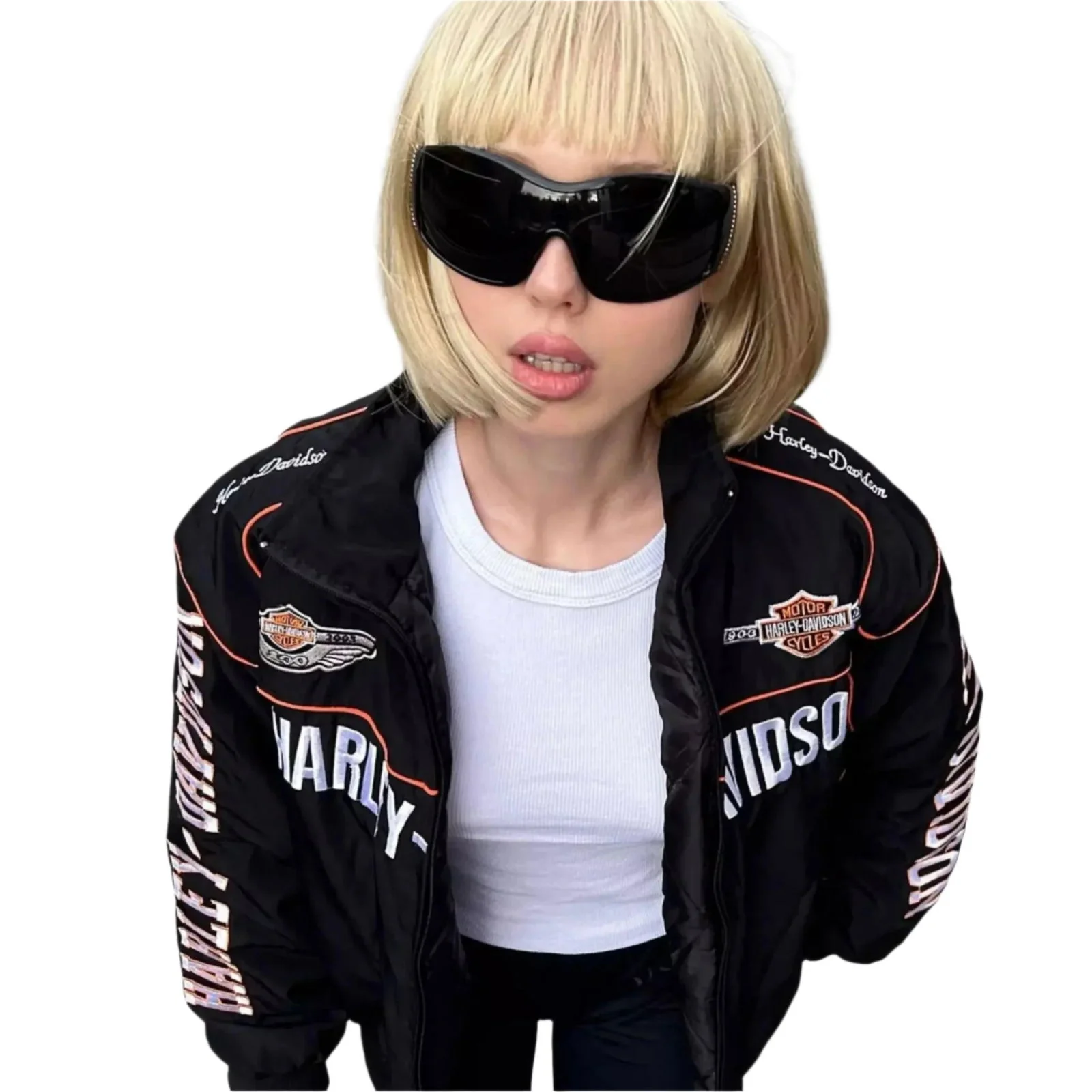 Exclusive Limited Edition Harley Davidson Retro F1 Racing Jacket - Image 5
