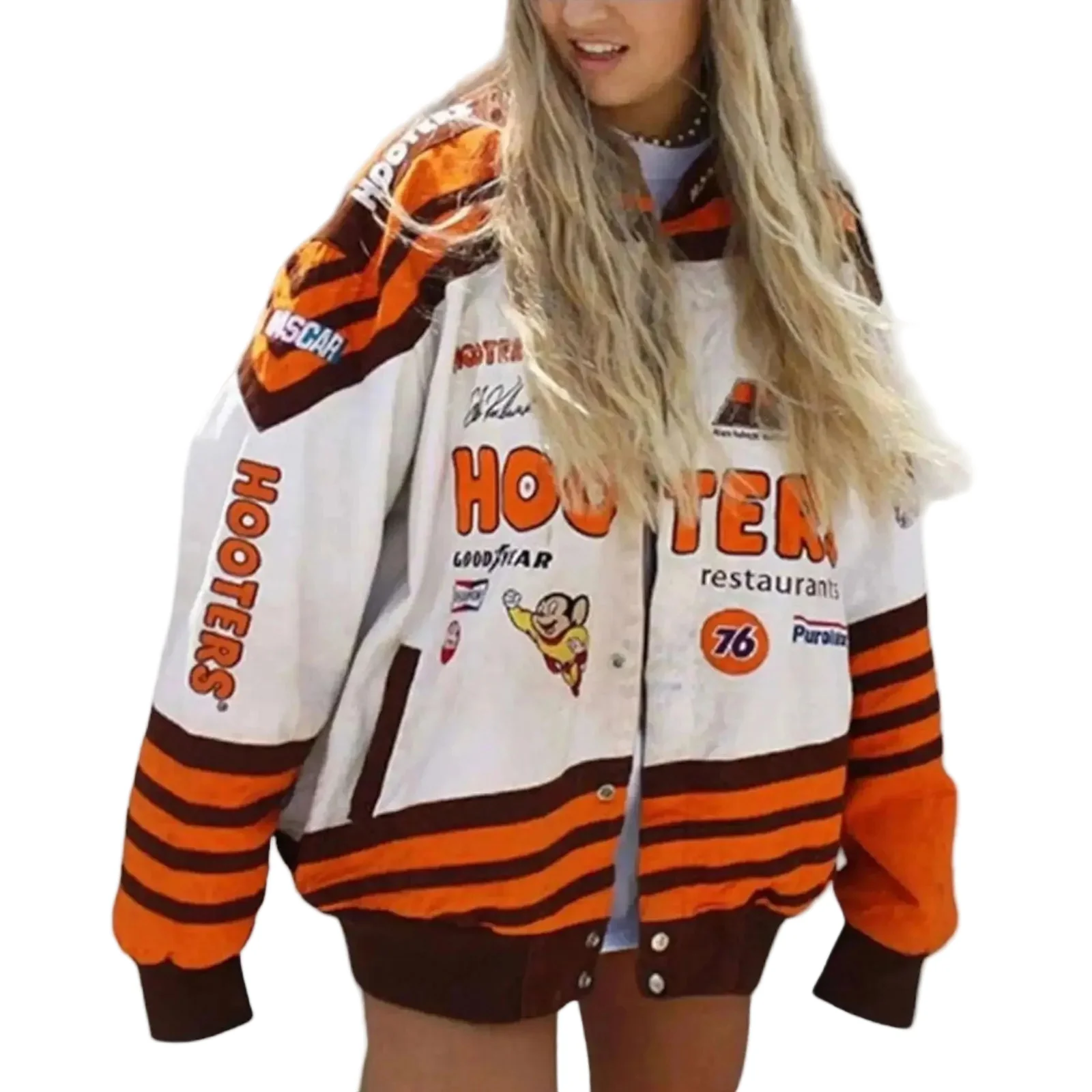 Hooters Nascar Vintage Jacket - Image 3