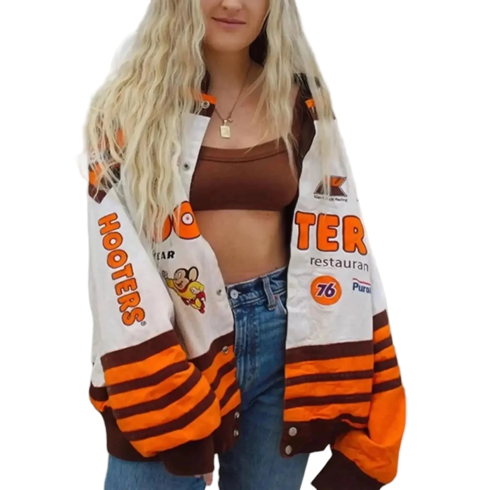 Hooters Nascar Vintage Jacket - Image 4