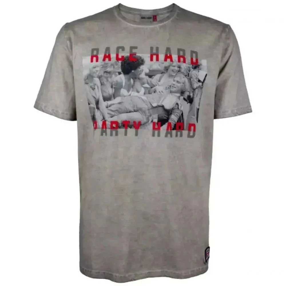 James Hunt T-Shirt Race Hard Party Hard - Image 2