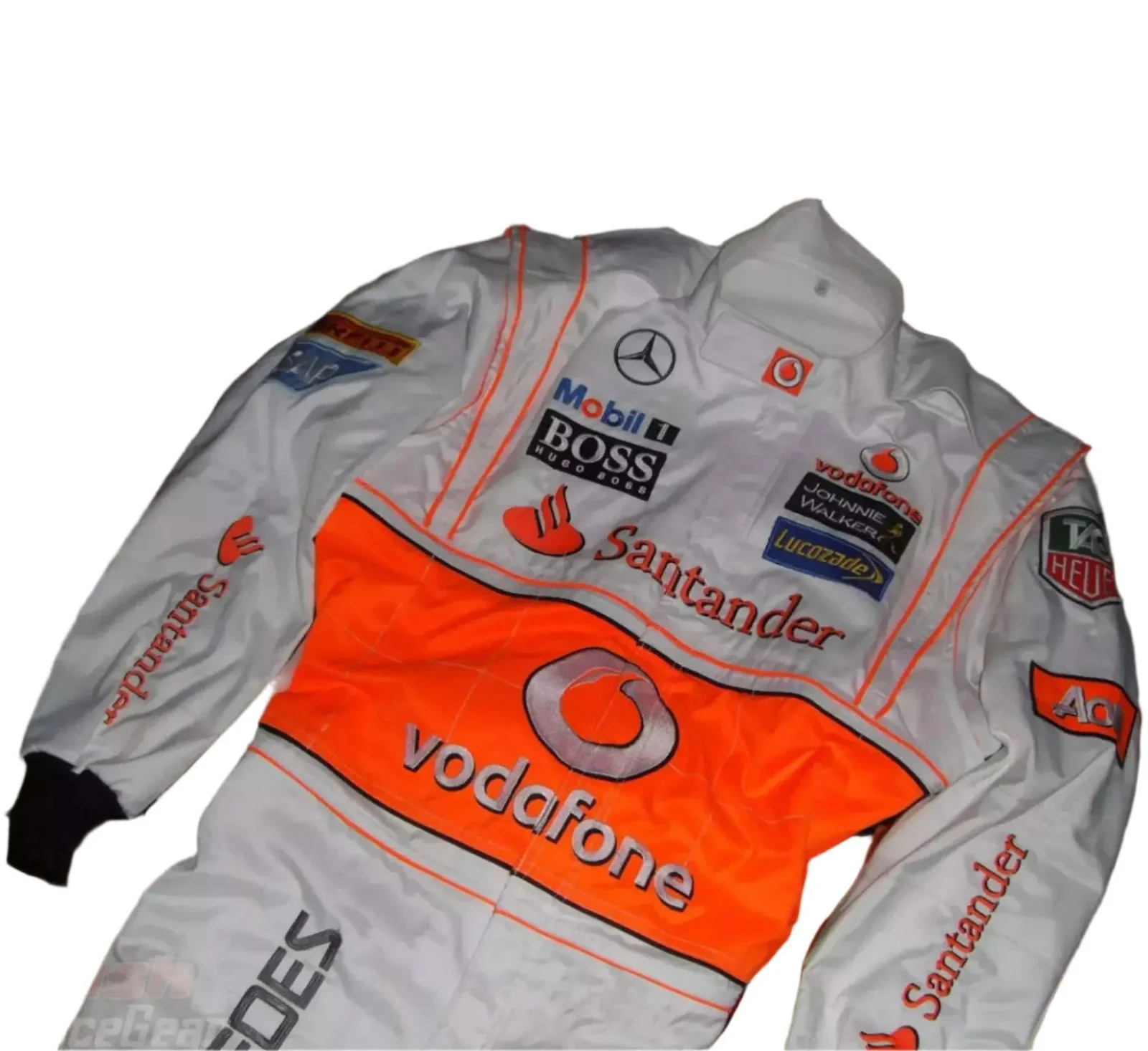 Jenson Button 2013 McLaren F1 Embroidered Racing suit - Image 3