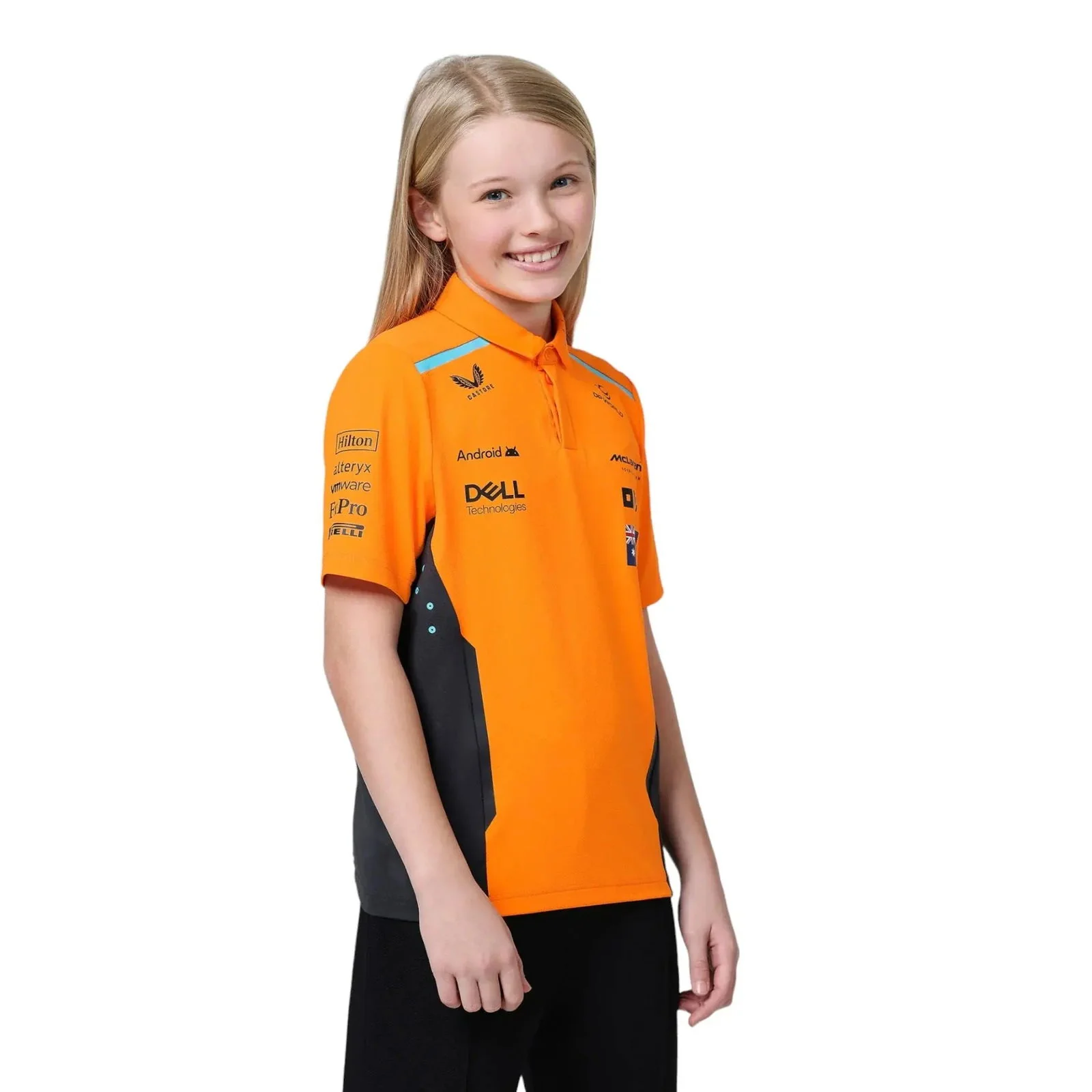 Junior Polo Shirt | Official Oscar Piastri Formula 1 Teamwear - Image 3