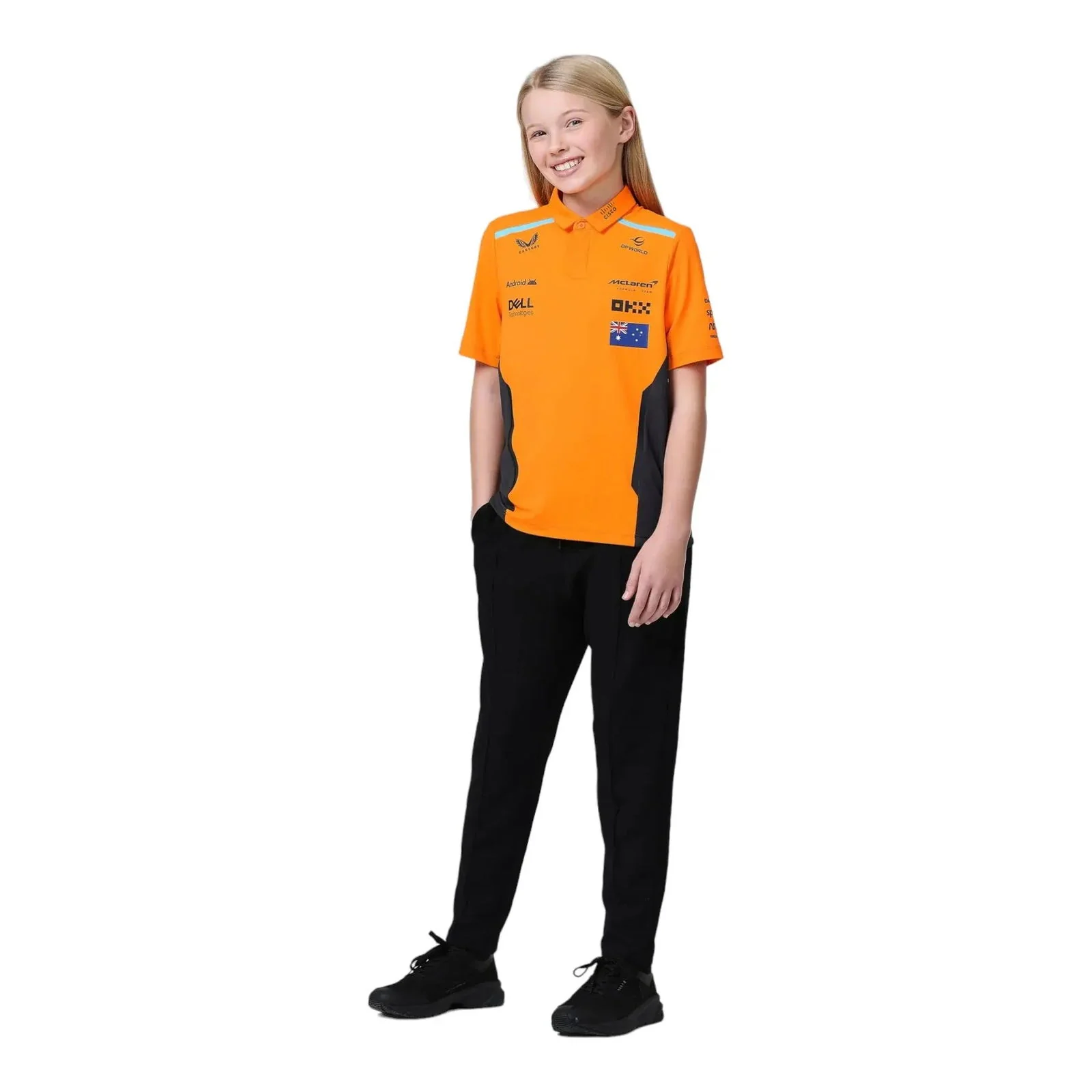 Junior Polo Shirt | Official Oscar Piastri Formula 1 Teamwear - Image 4