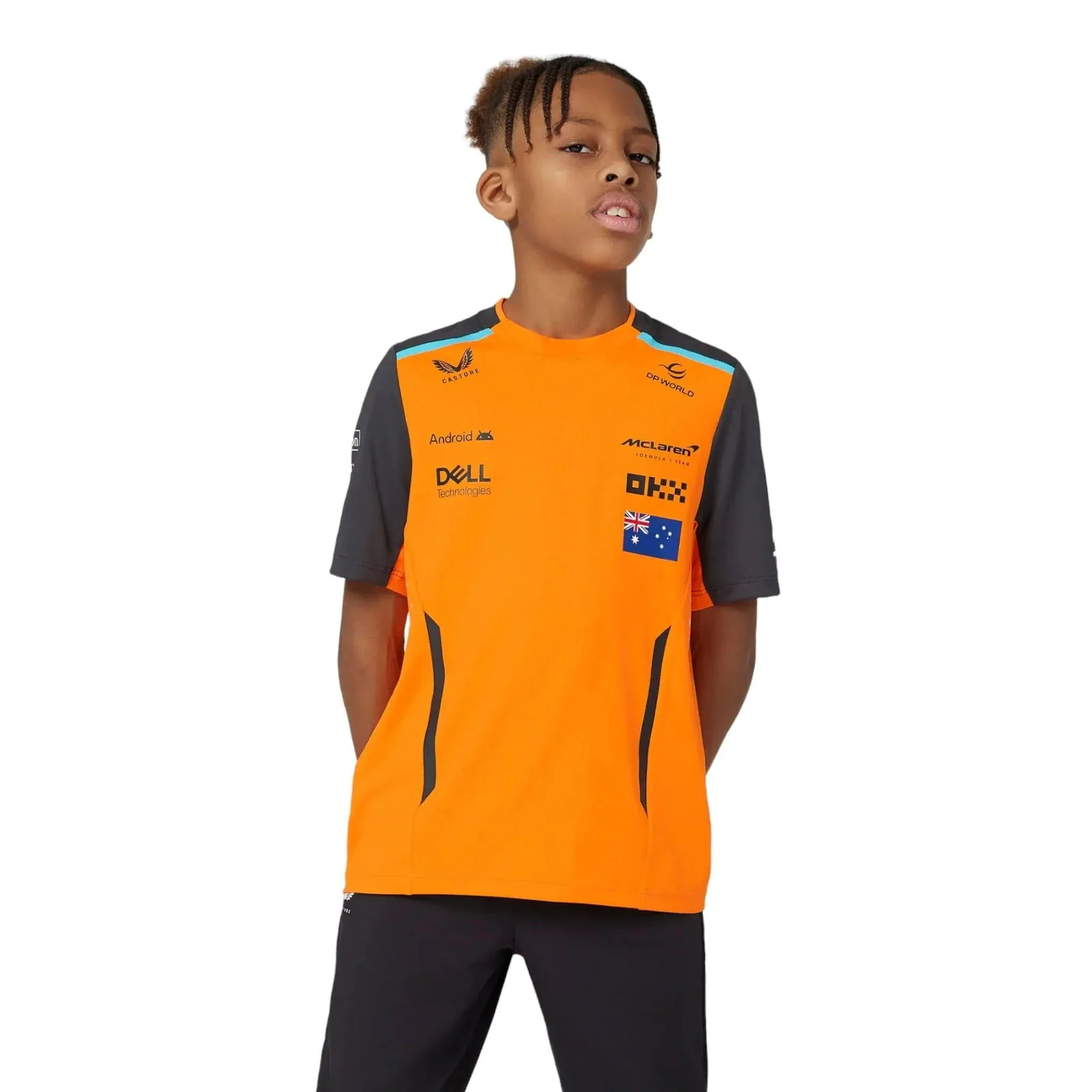Junior Set Up T-Shirt | Official Oscar Piastri Formula 1 Teamwear - Image 3